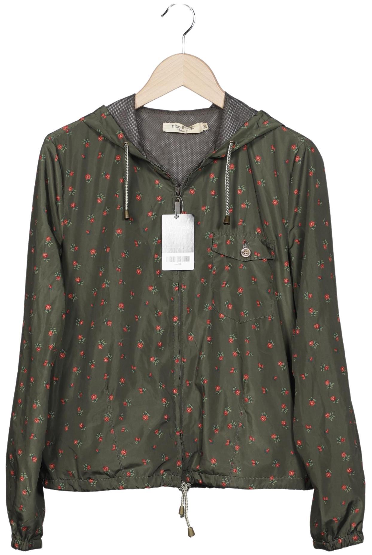 

nice things Damen Jacke, grün, Gr. 36