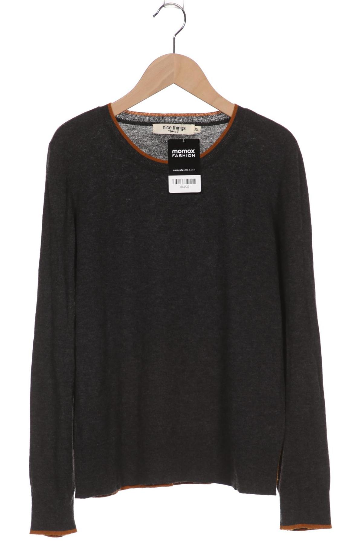 

nice things Damen Pullover, grau