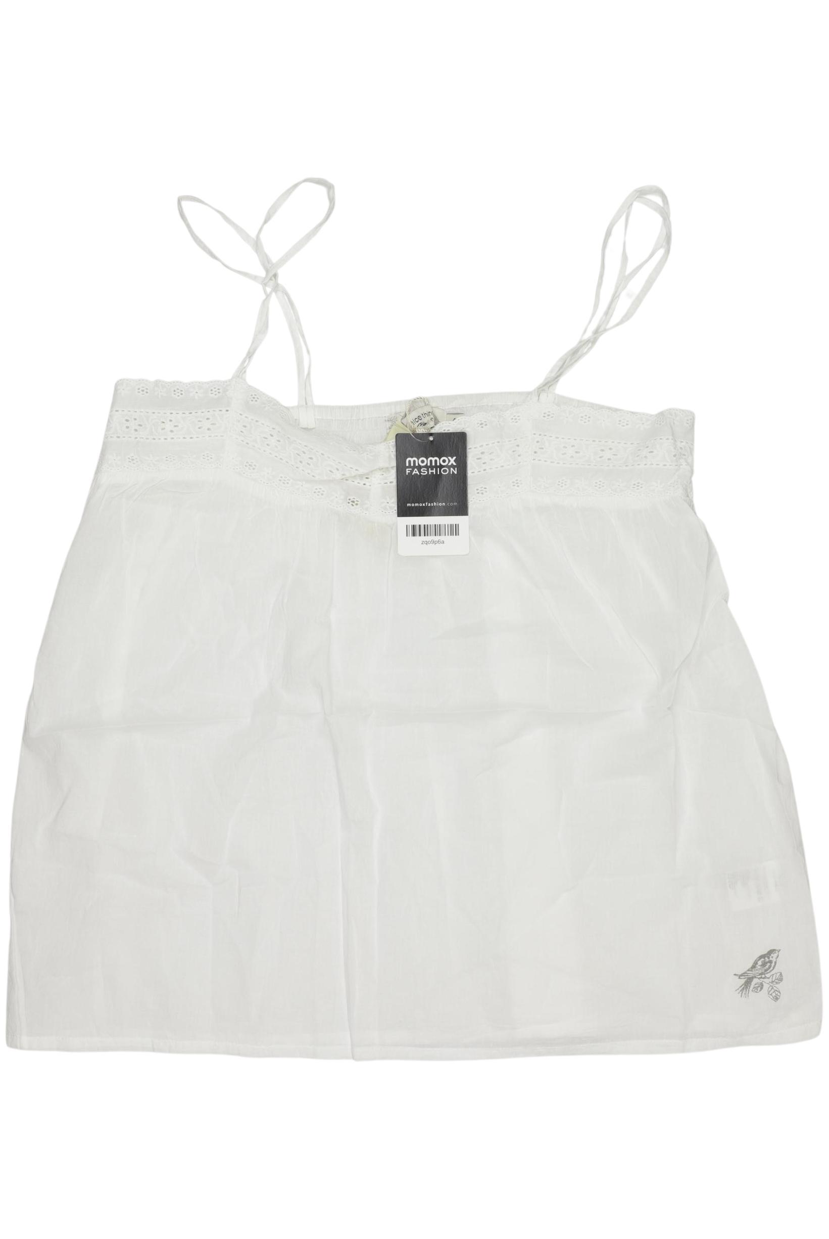 

nice things Damen Top, weiß, Gr. 44