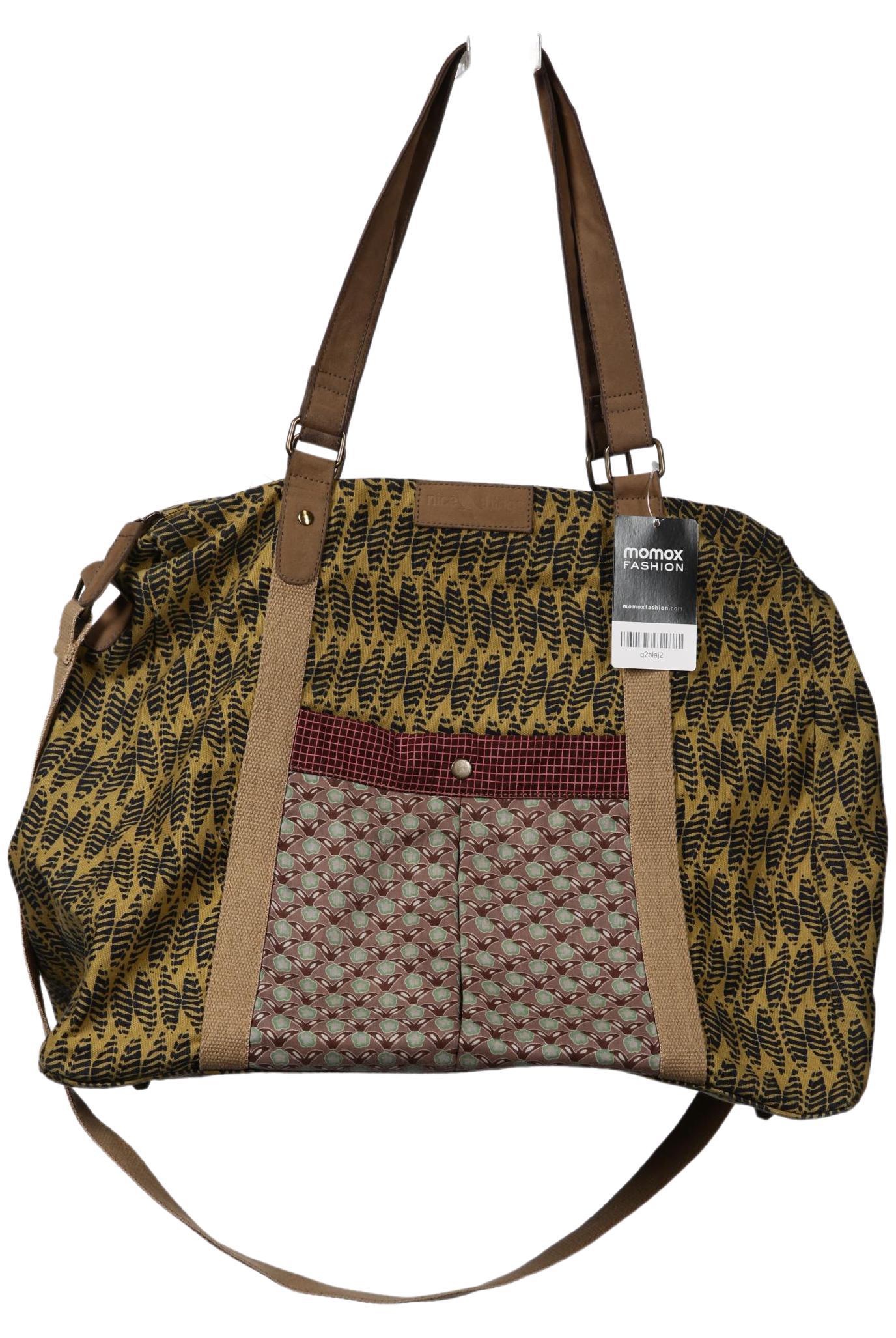 

nice things Damen Handtasche, grün, Gr.