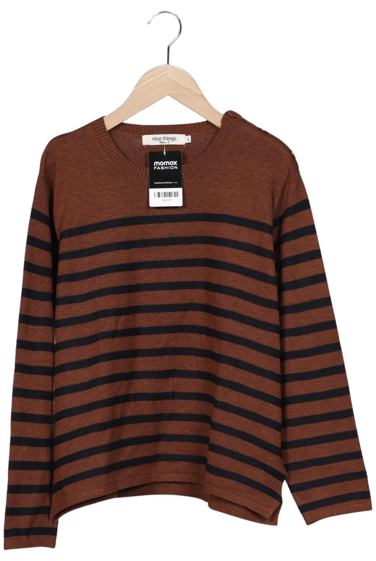 

nice things Damen Pullover, braun, Gr. 42