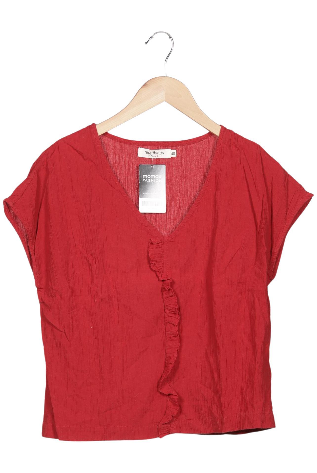 

nice things Damen T-Shirt, rot, Gr. 40