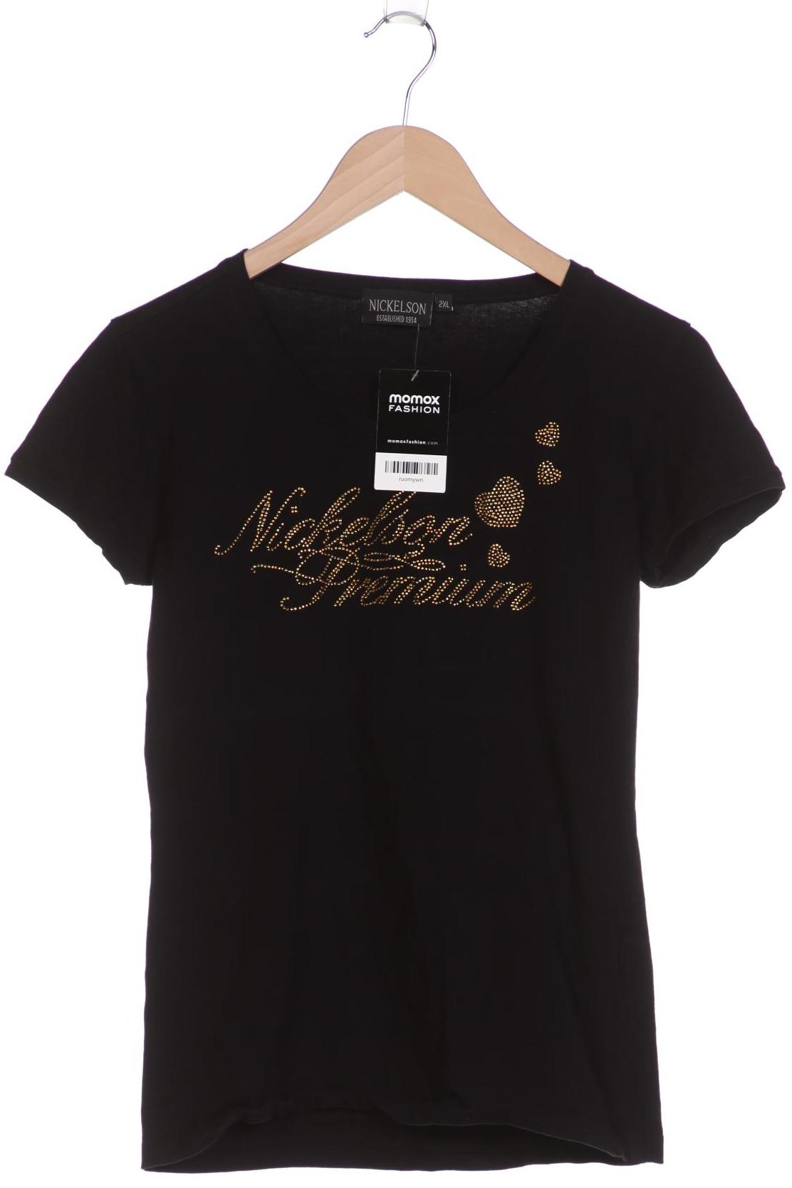 

Nickelson Damen T-Shirt, schwarz, Gr. 46