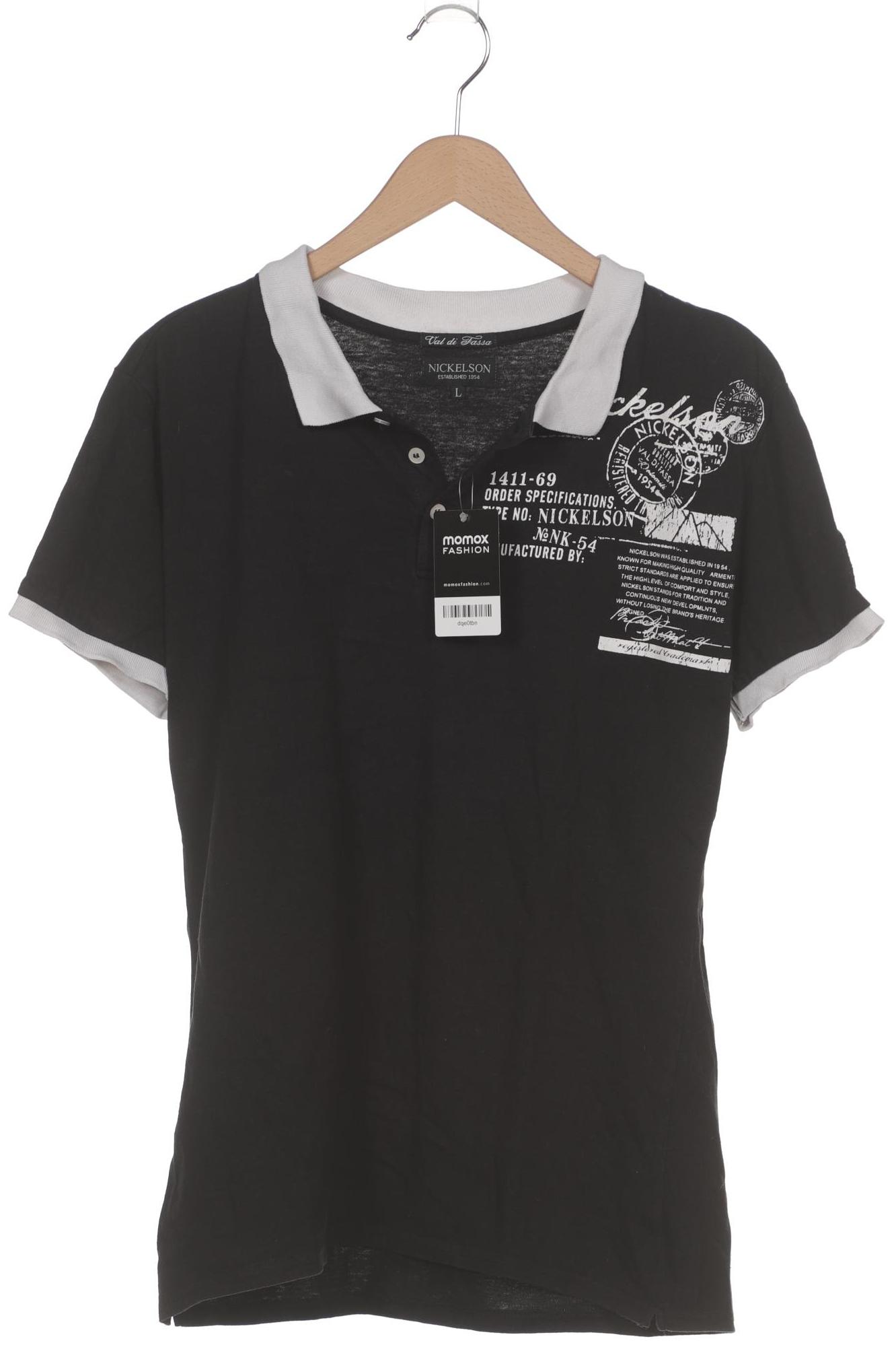 

Nickelson Herren Poloshirt, schwarz, Gr. 52
