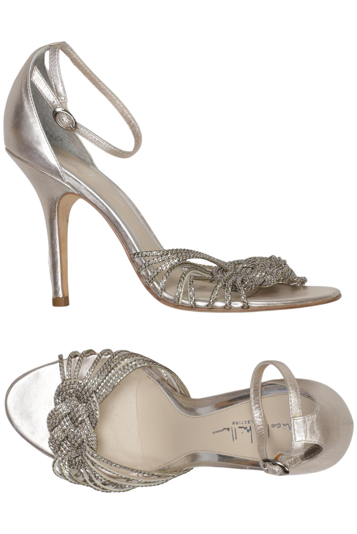 

Nicole Miller Damen Sandale, silber, Gr. 8