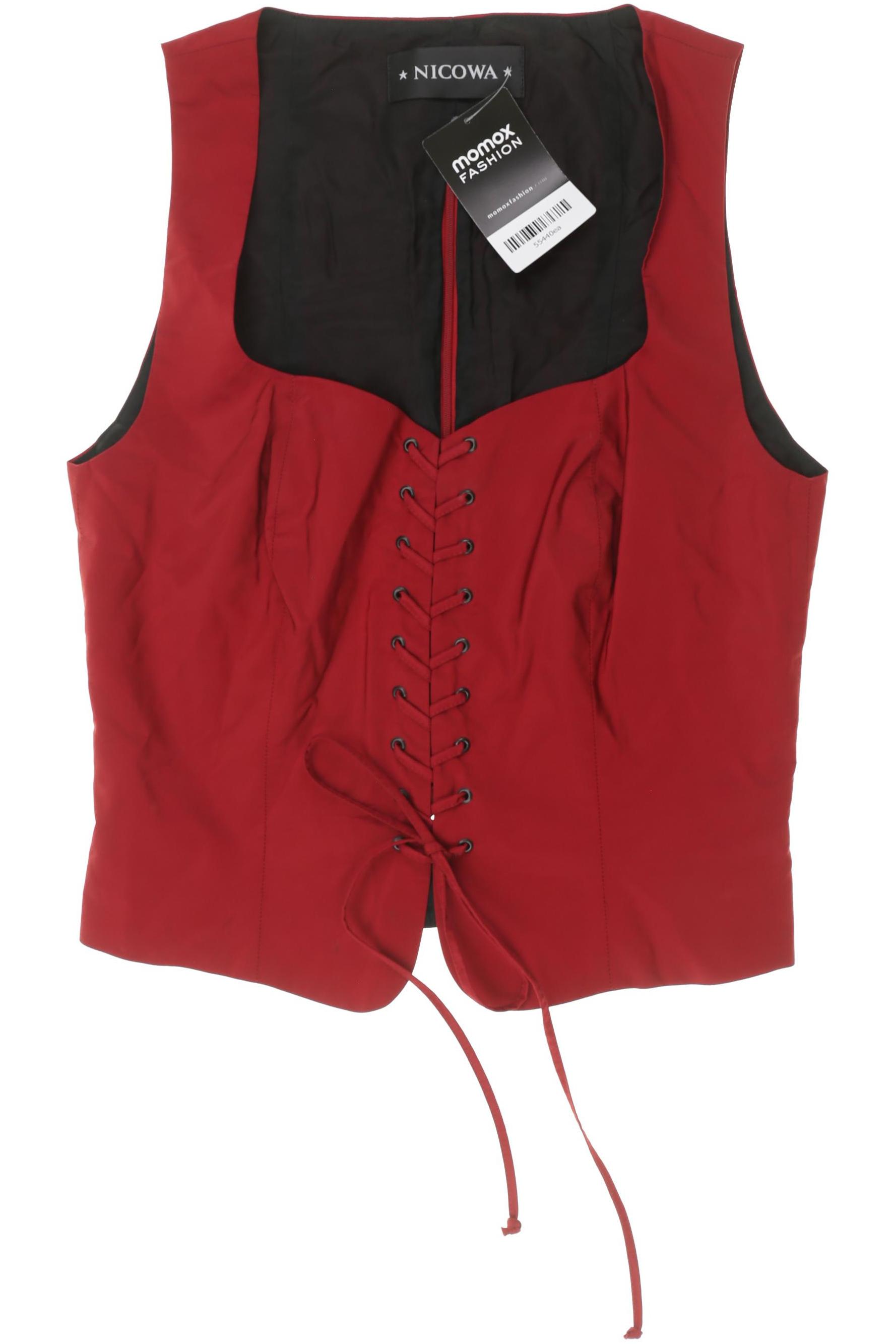 

Nicowa Damen Bluse, rot, Gr. 36