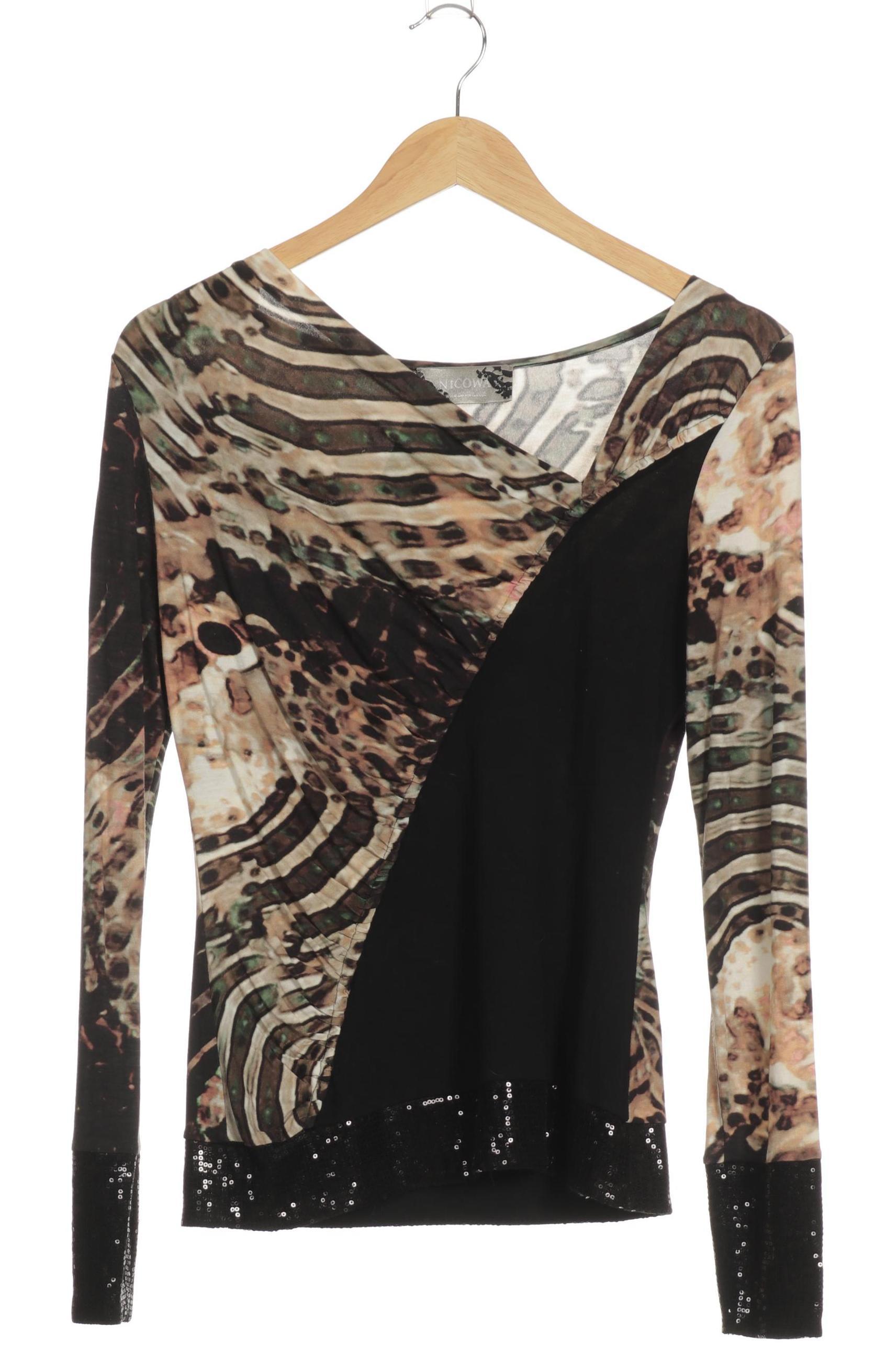 

Nicowa Damen Langarmshirt, beige, Gr.