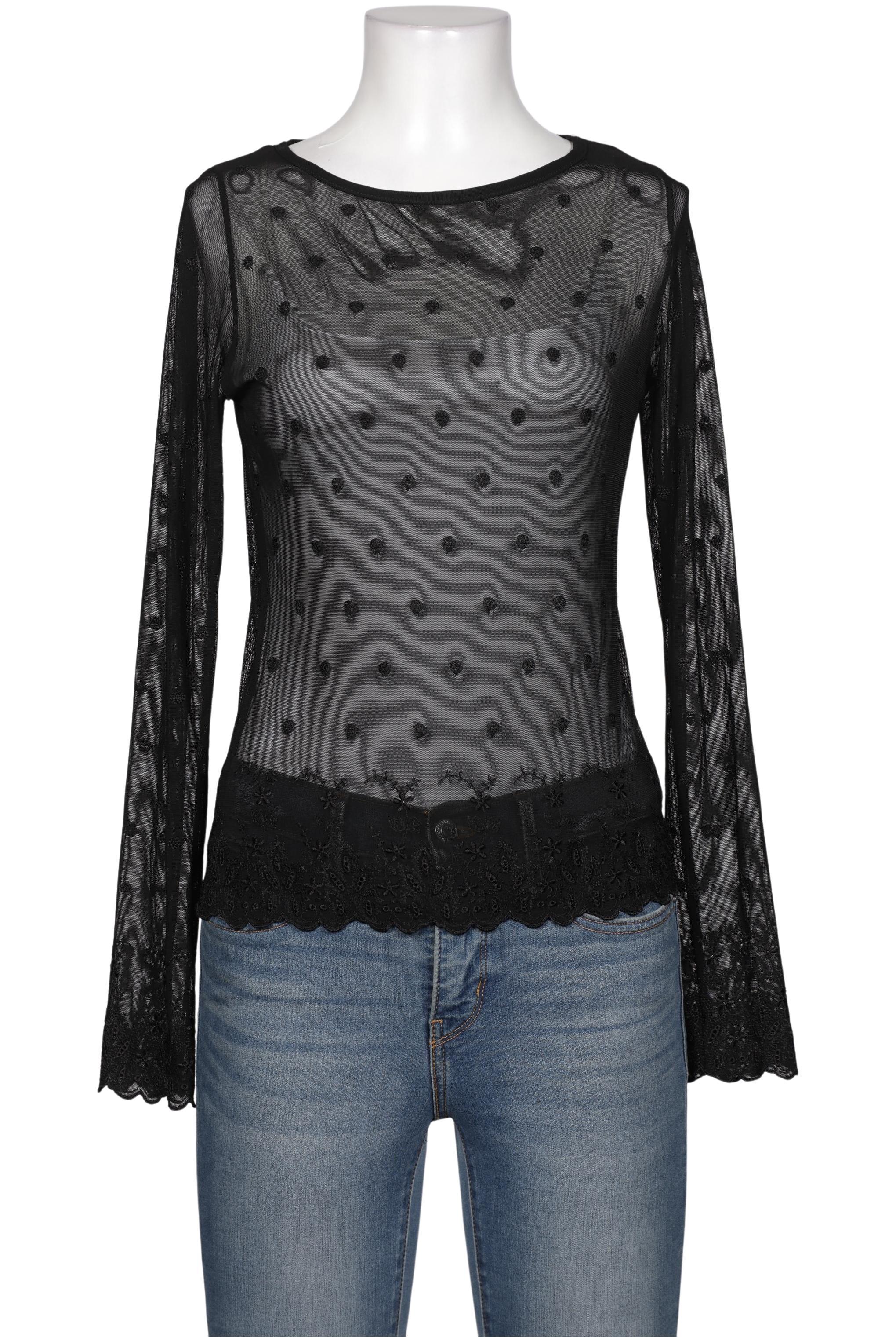 

Nicowa Damen Langarmshirt, schwarz, Gr. 38