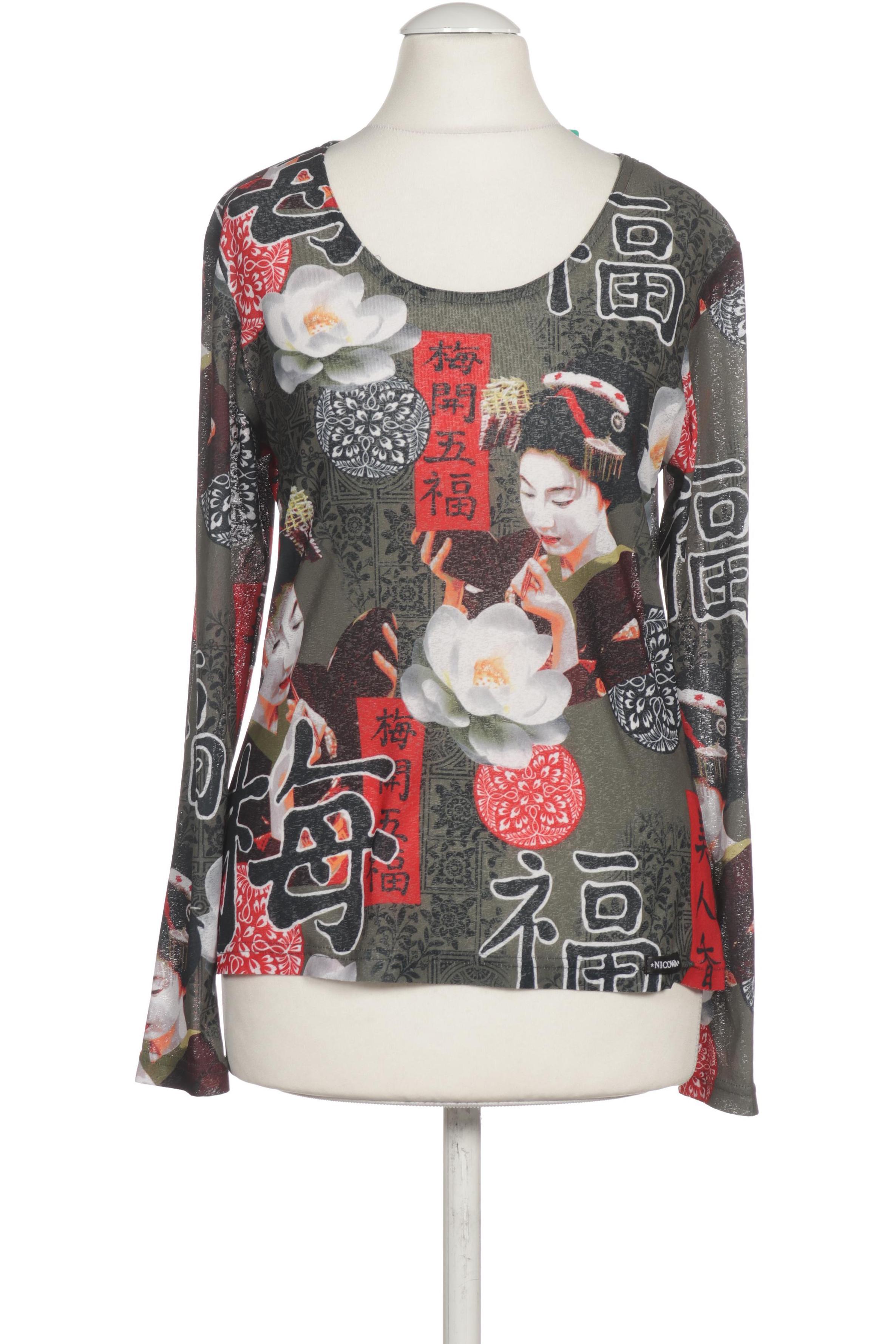 

Nicowa Damen Langarmshirt, grün, Gr. 36