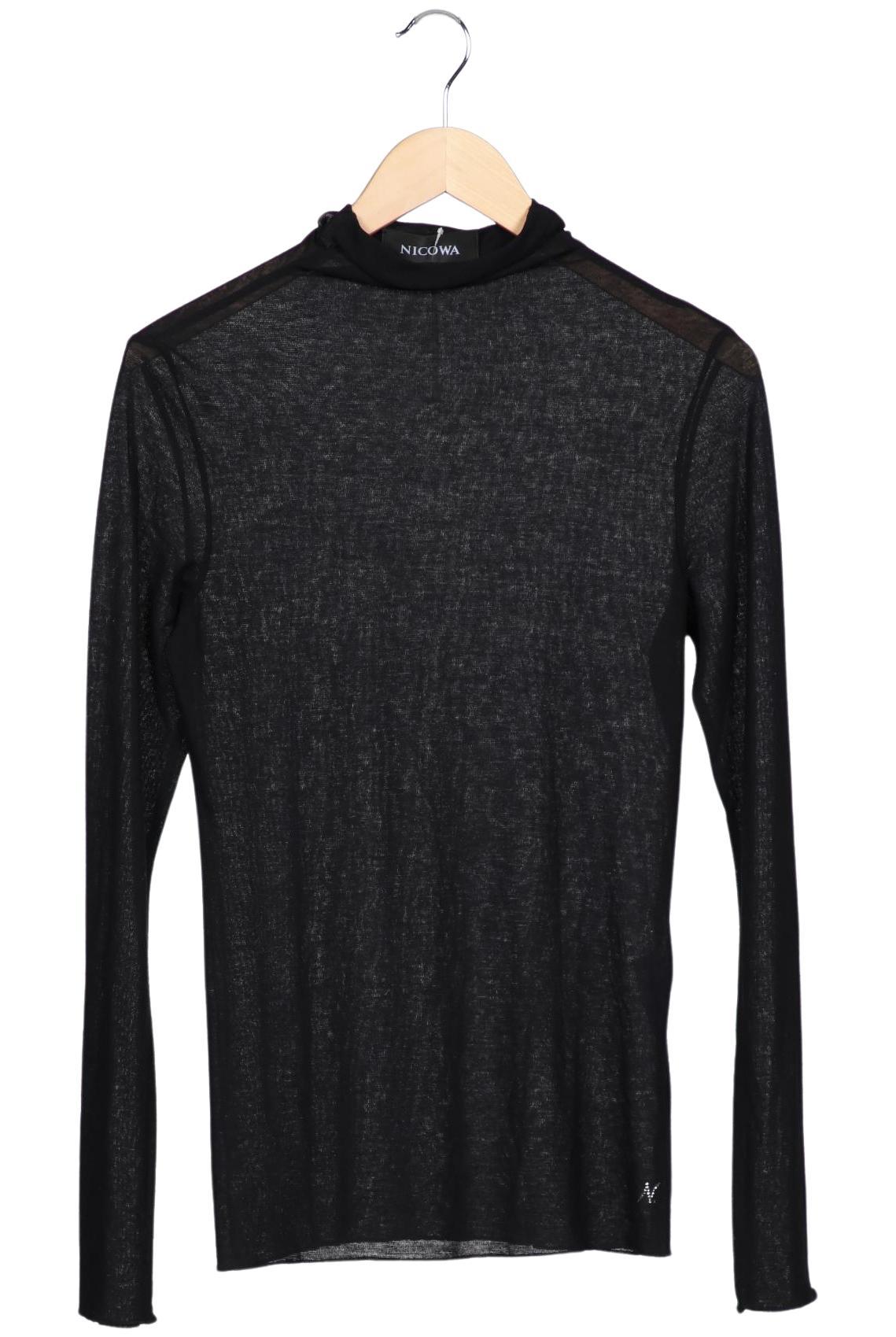 

Nicowa Damen Langarmshirt, schwarz, Gr. 42