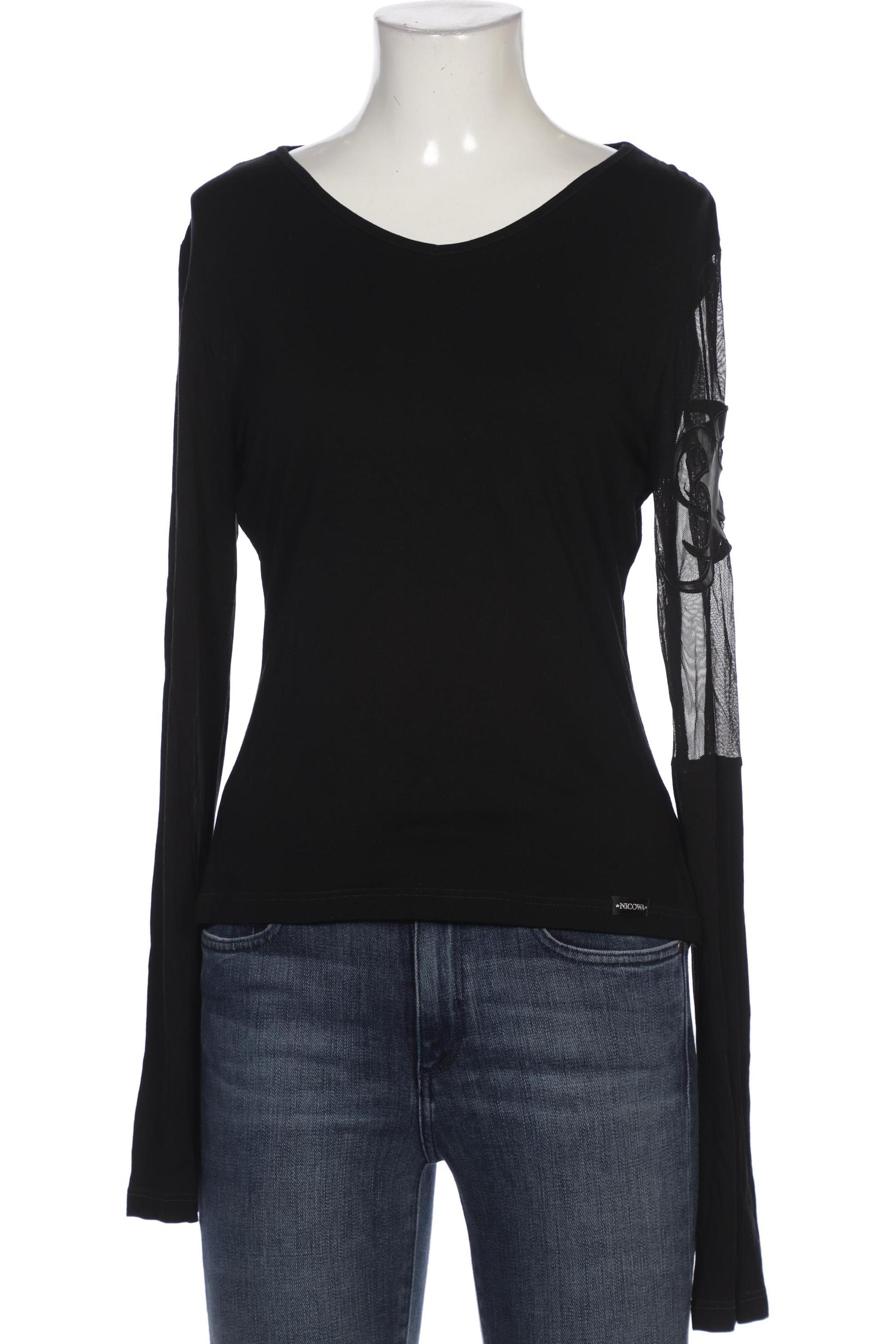 

Nicowa Damen Langarmshirt, schwarz, Gr. 36