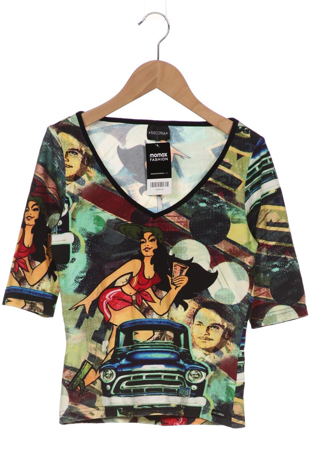 

Nicowa Damen Langarmshirt, mehrfarbig, Gr. 34