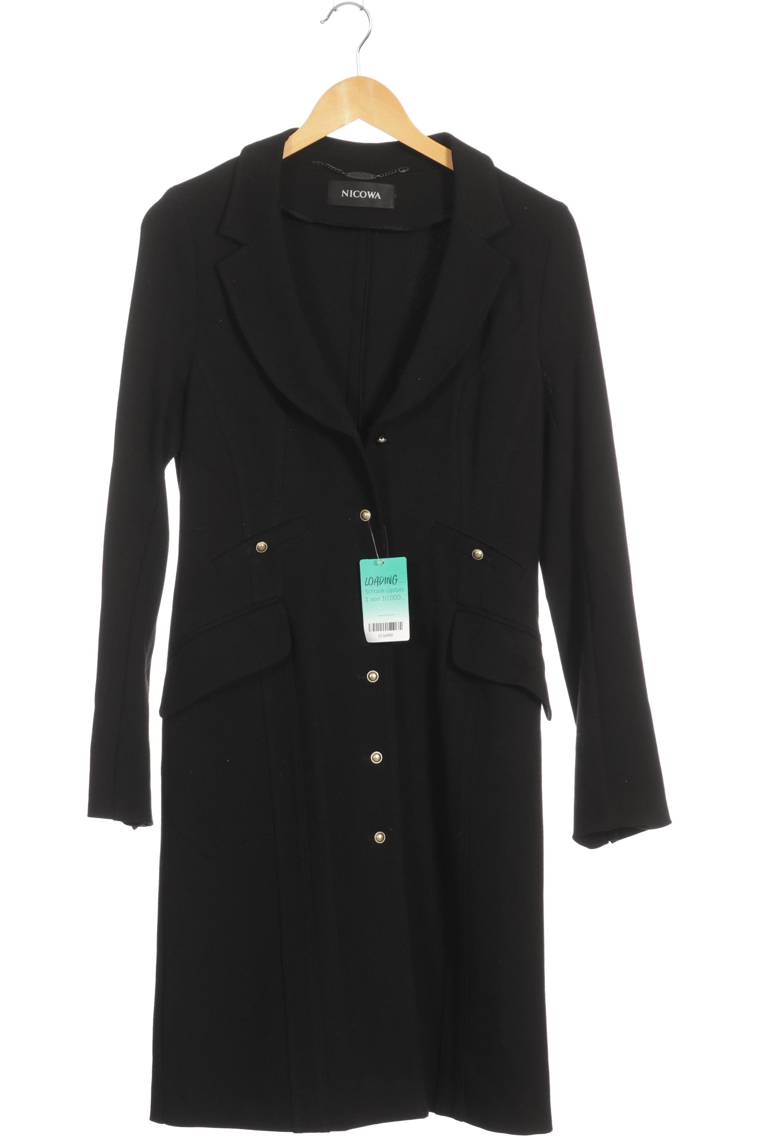 

Nicowa Damen Mantel, schwarz, Gr. 36