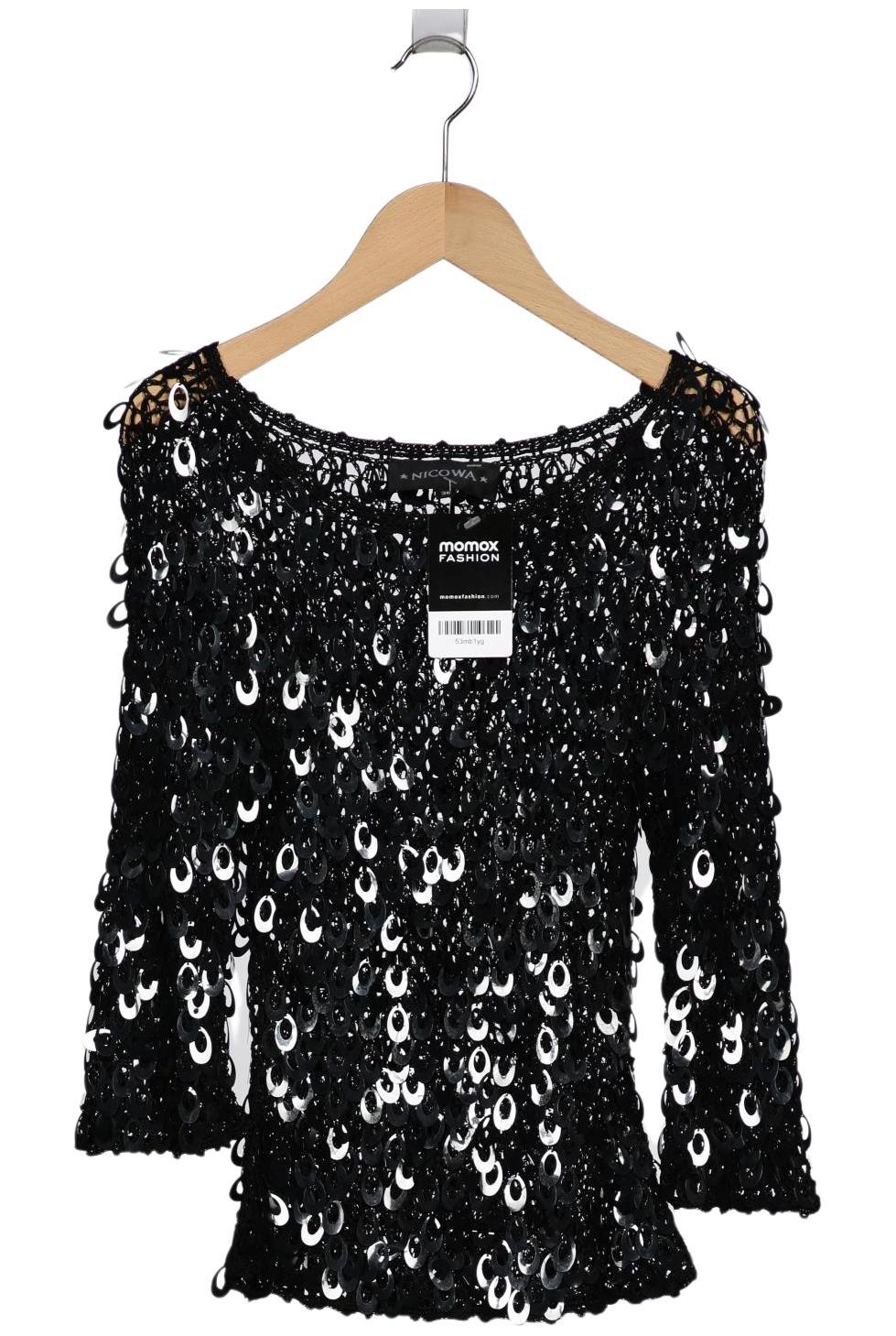 

Nicowa Damen Pullover, schwarz, Gr. 36