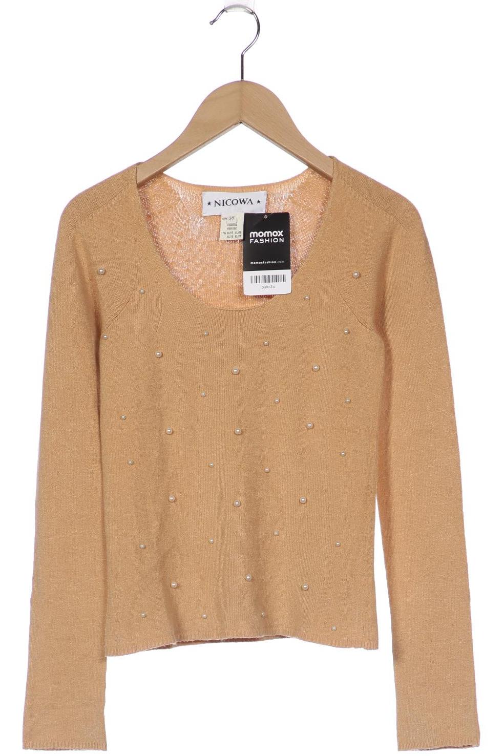 

Nicowa Damen Pullover, beige, Gr. 38