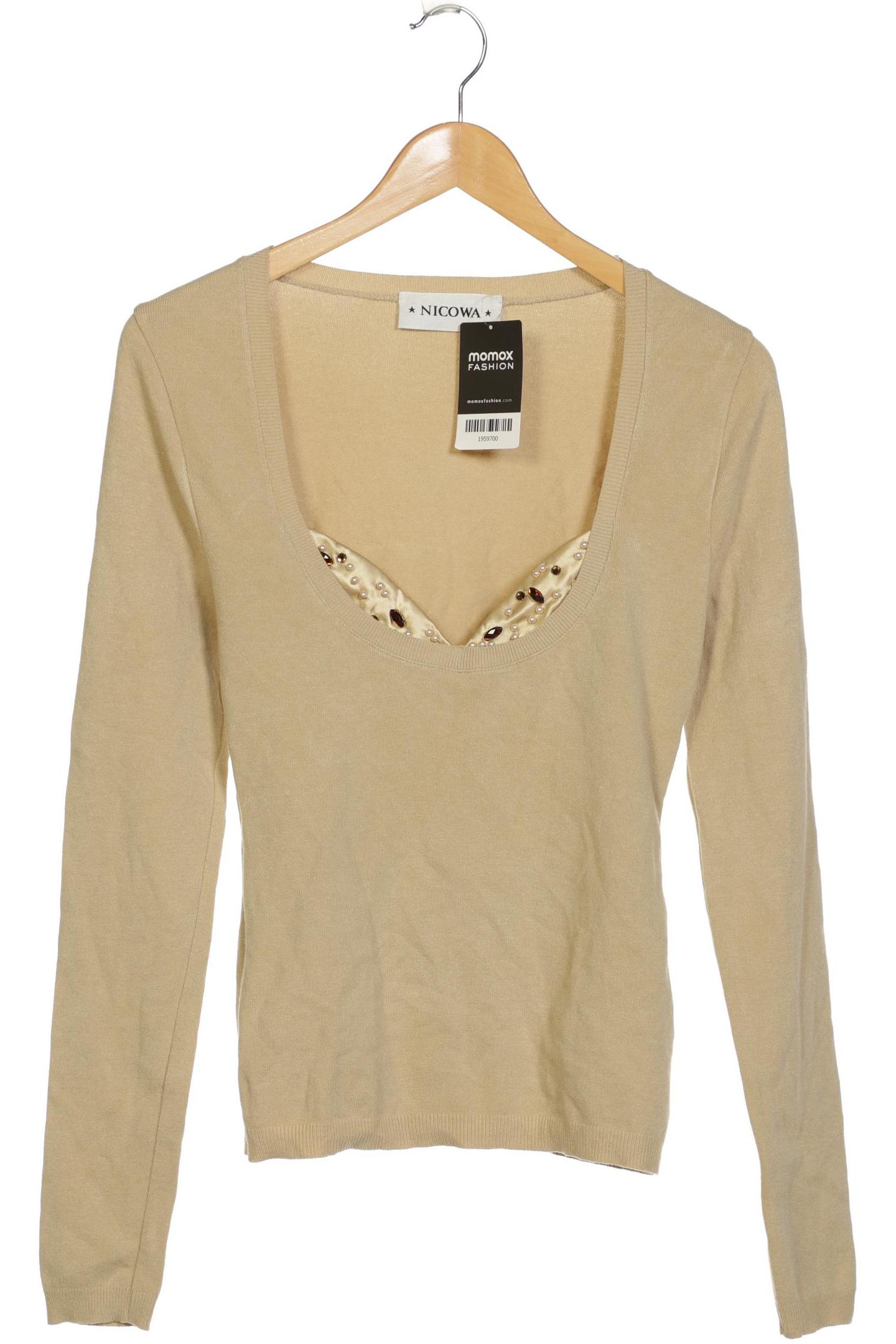

Nicowa Damen Pullover, beige, Gr. 40