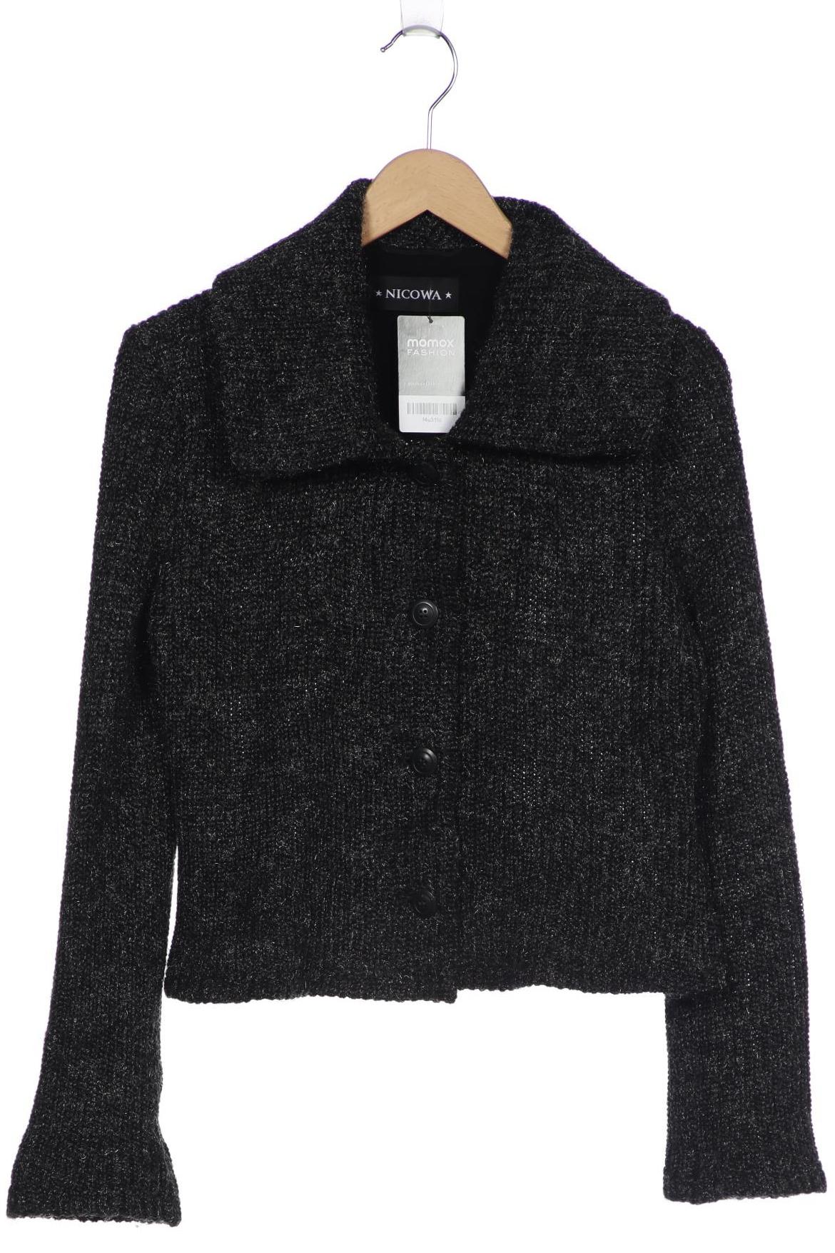 

Nicowa Damen Strickjacke, schwarz, Gr. 38