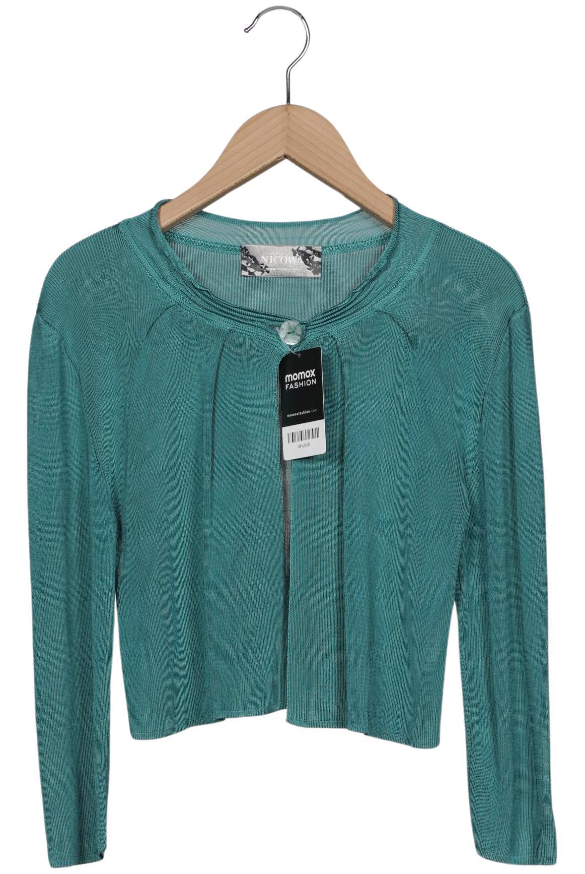 

Nicowa Damen Strickjacke, türkis, Gr. 34