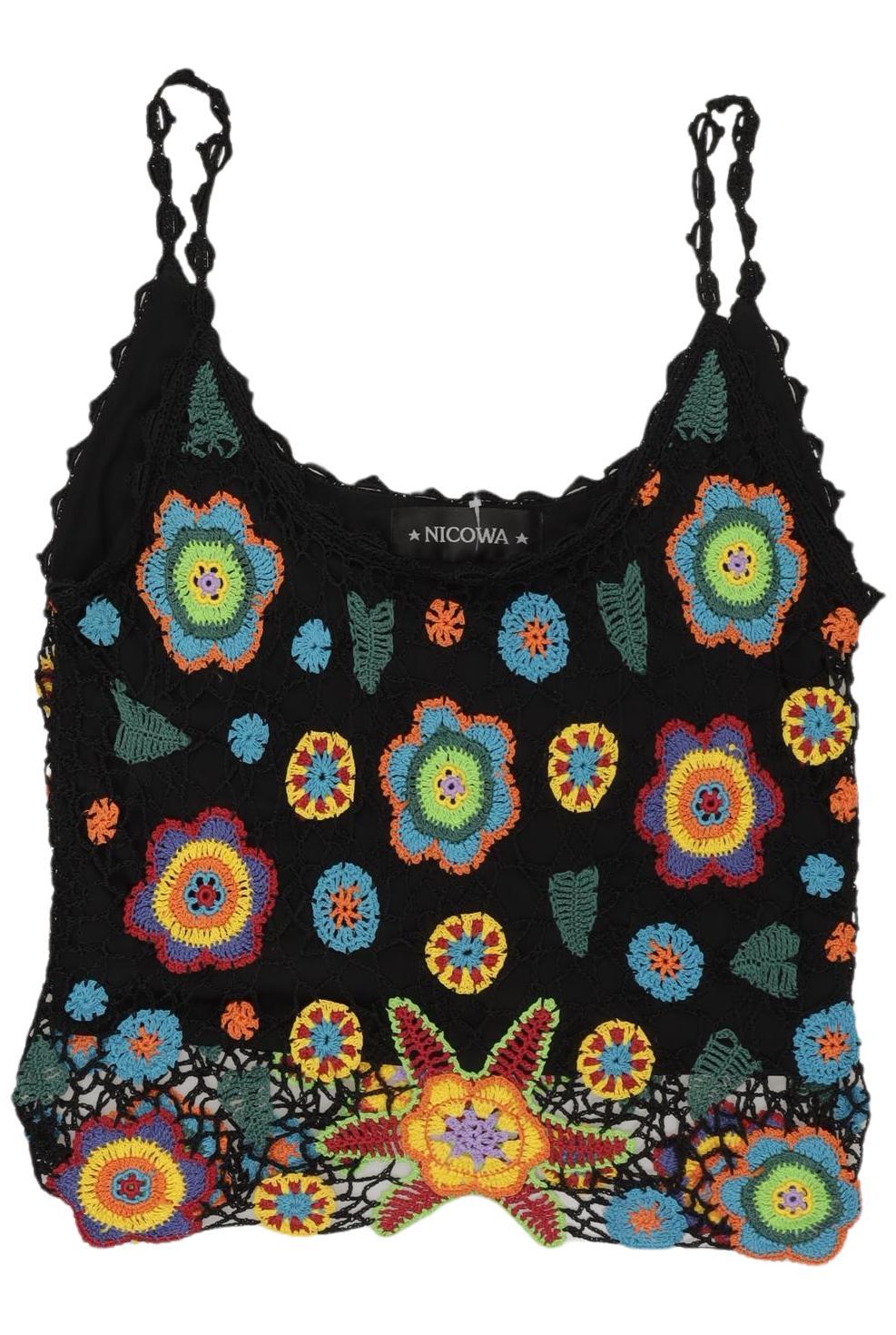 

Nicowa Damen Top, schwarz, Gr. 40