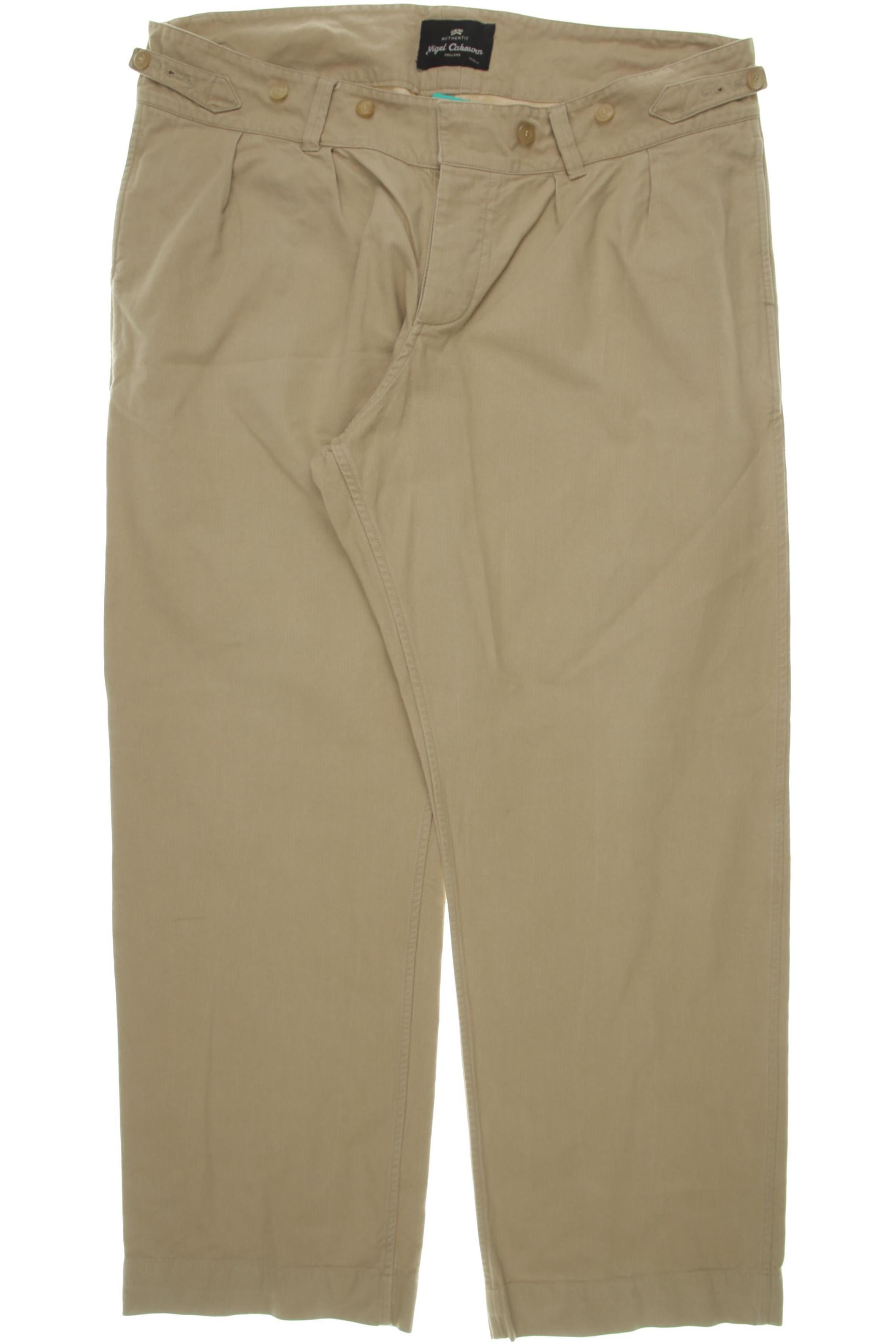 

Nigel Cabourn Herren Stoffhose, beige, Gr.