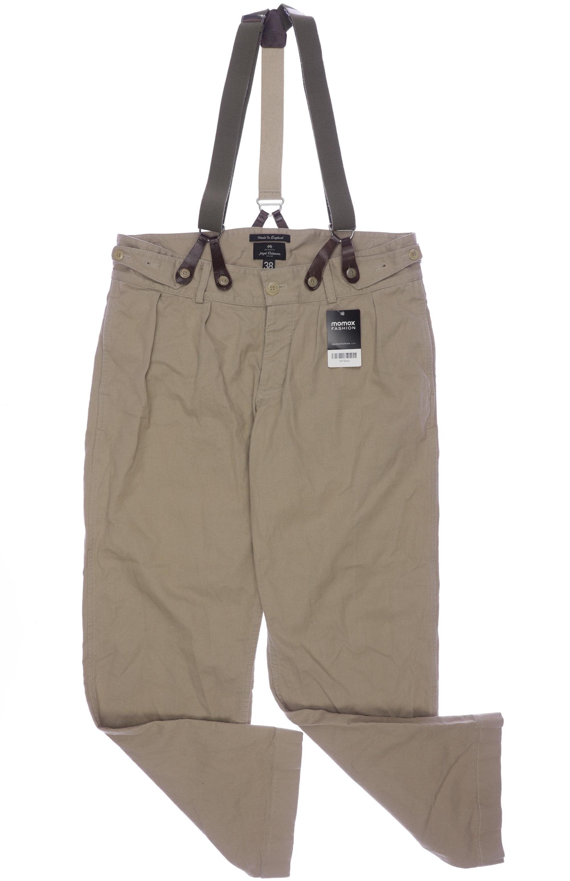 Thumbnail - Nigel Cabourn Herren Stoffhose, beige, Gr. 38