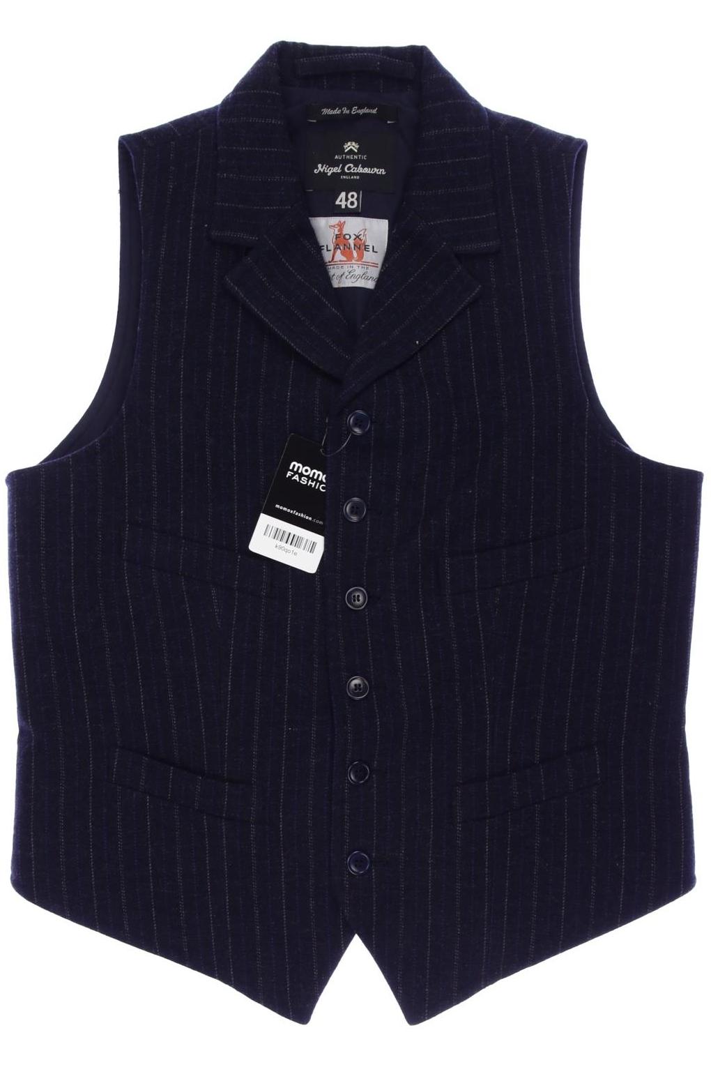 

Nigel Cabourn Herren Weste, marineblau, Gr. 48