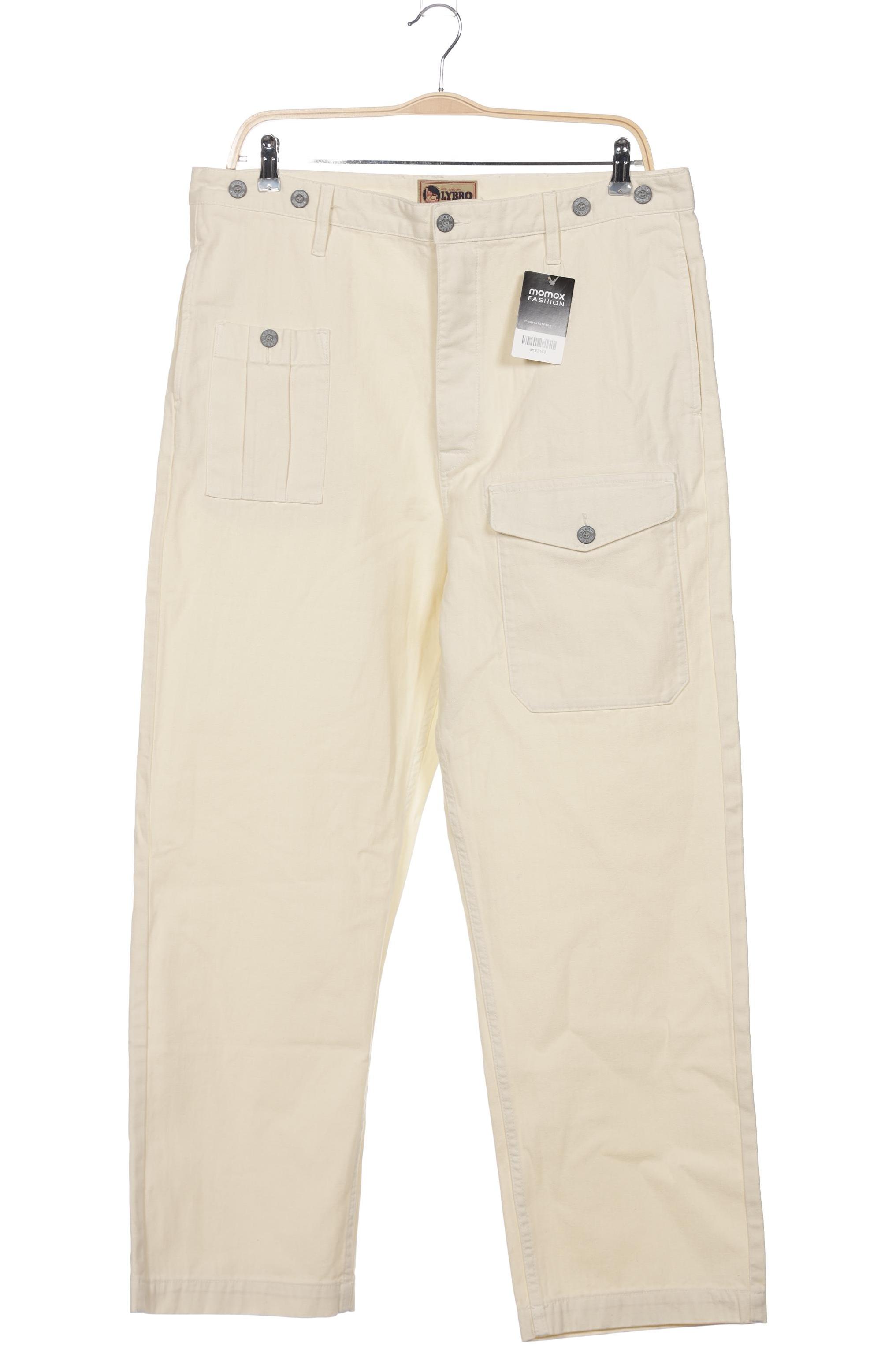 

Nigel Cabourn Herren Jeans, cremeweiß, Gr. 38