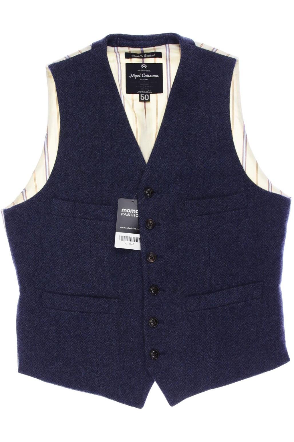 

Nigel Cabourn Herren Weste, blau, Gr. 50