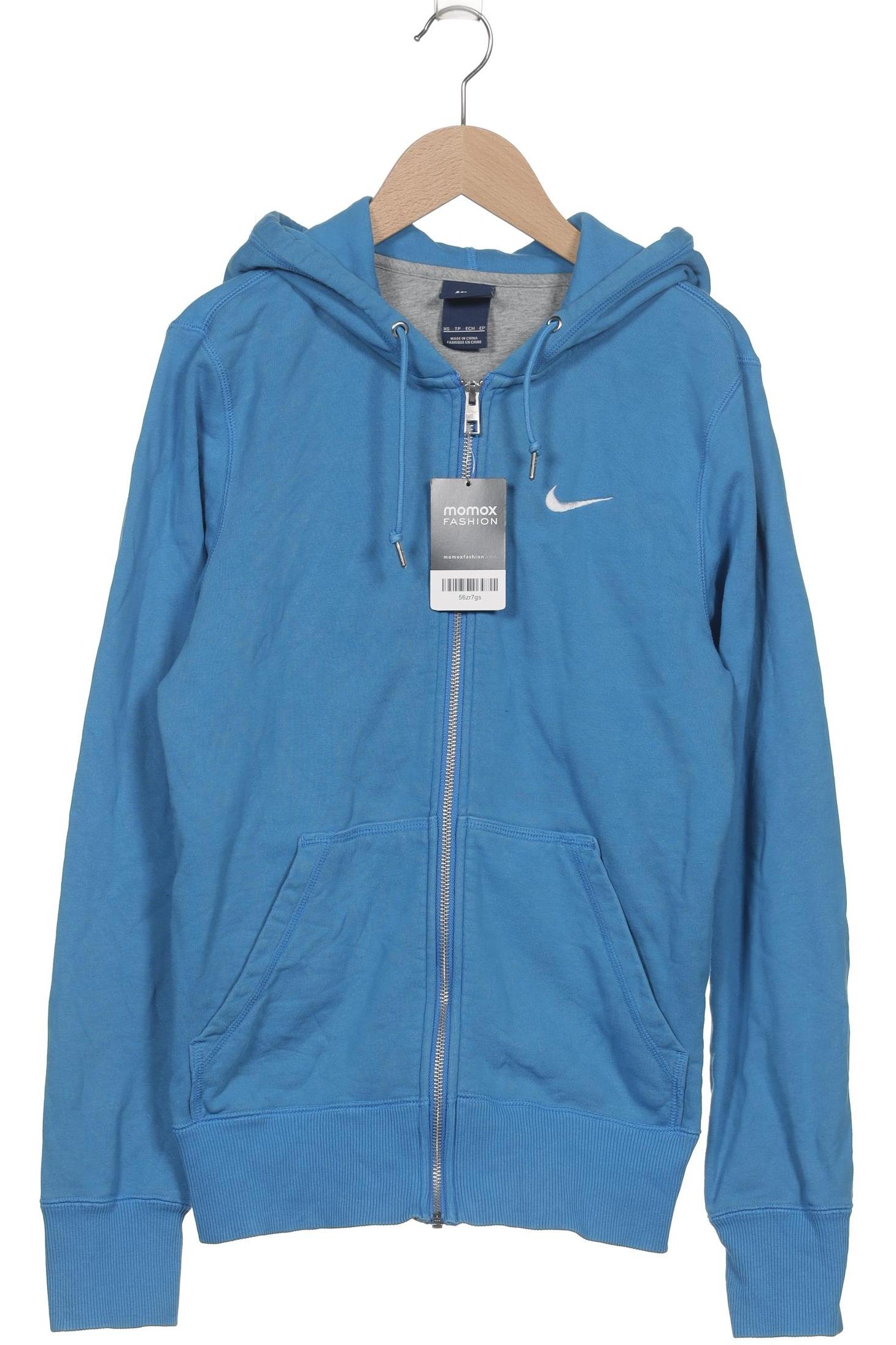 

Nike Damen Kapuzenpullover, blau, Gr. 34