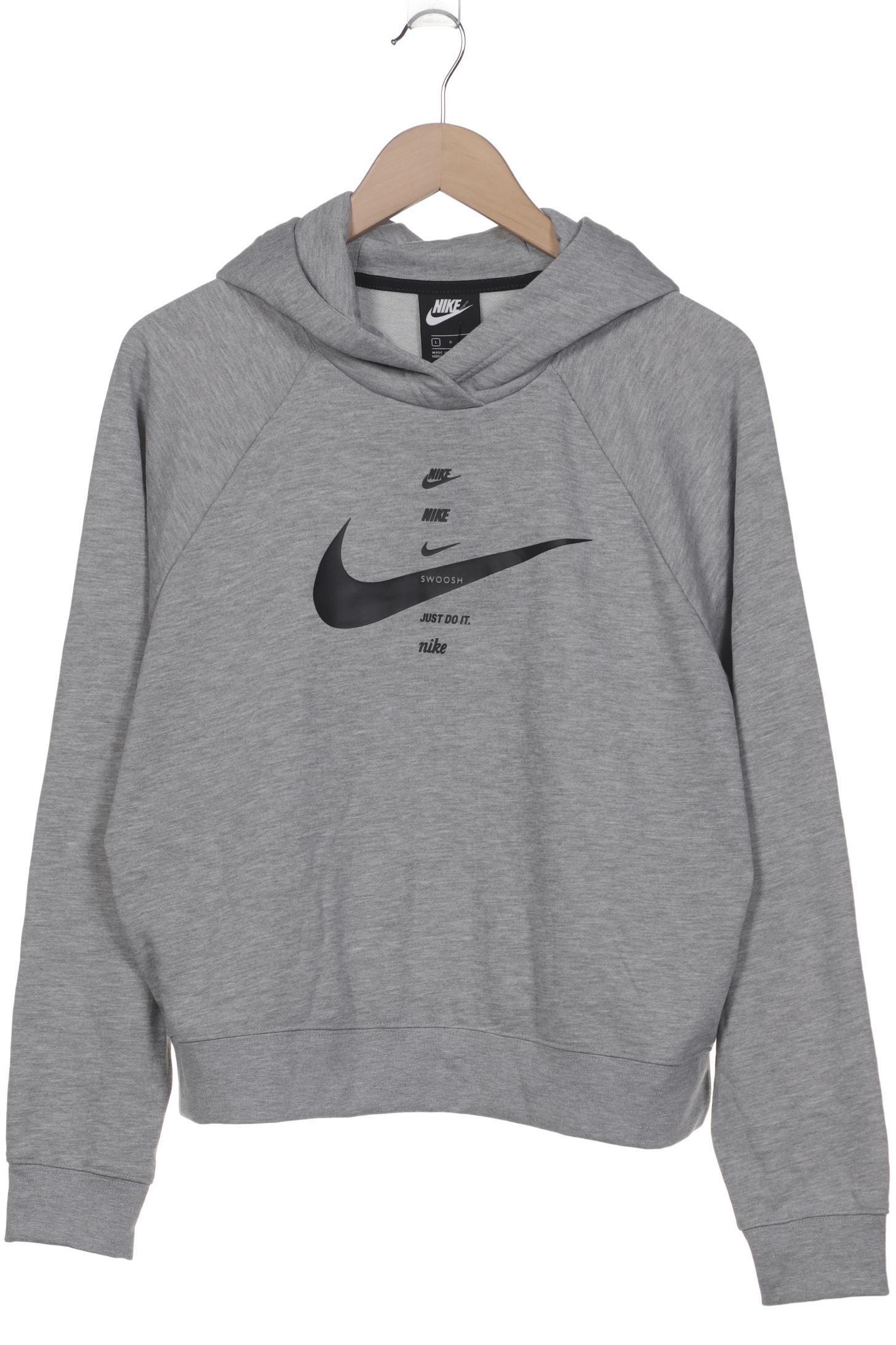 

Nike Damen Kapuzenpullover, grau, Gr. 42