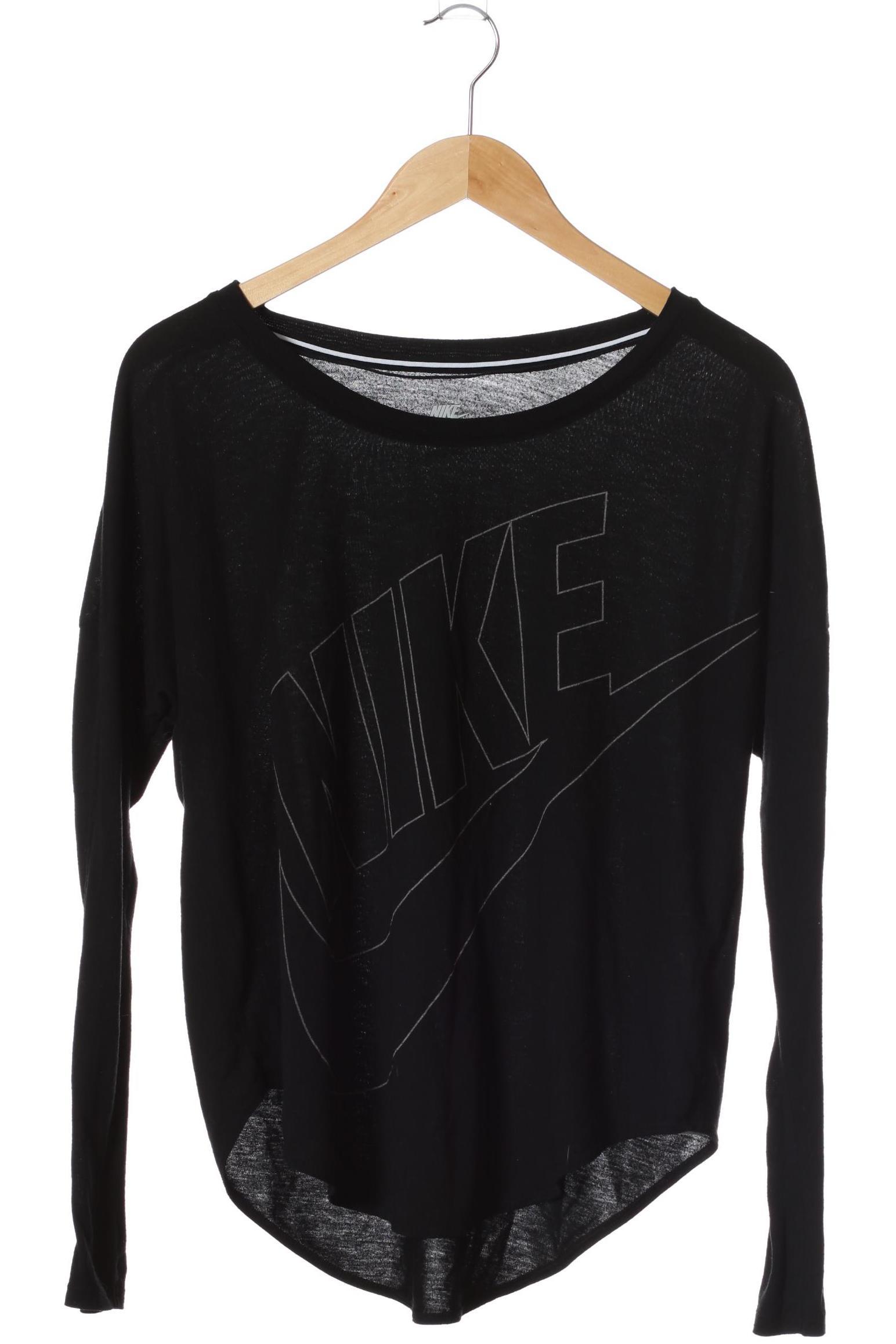 

Nike Damen Langarmshirt, schwarz, Gr.