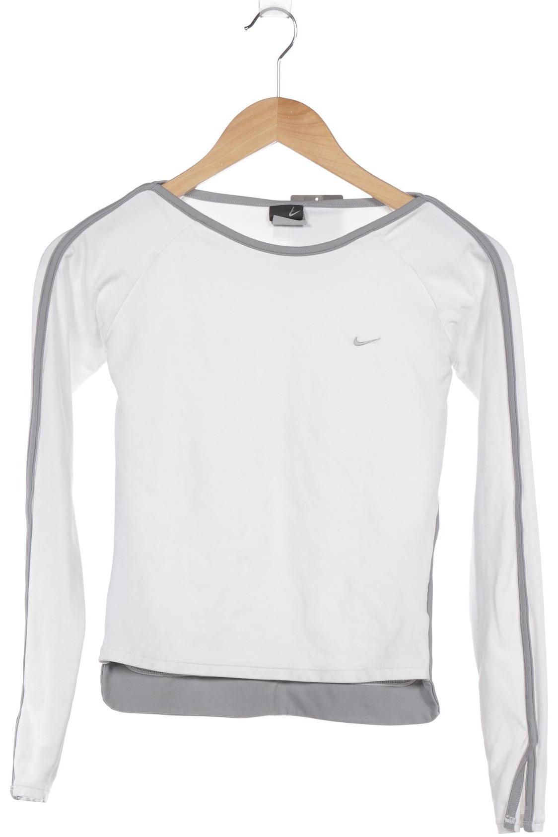 

Nike Damen Langarmshirt, weiß, Gr. 32