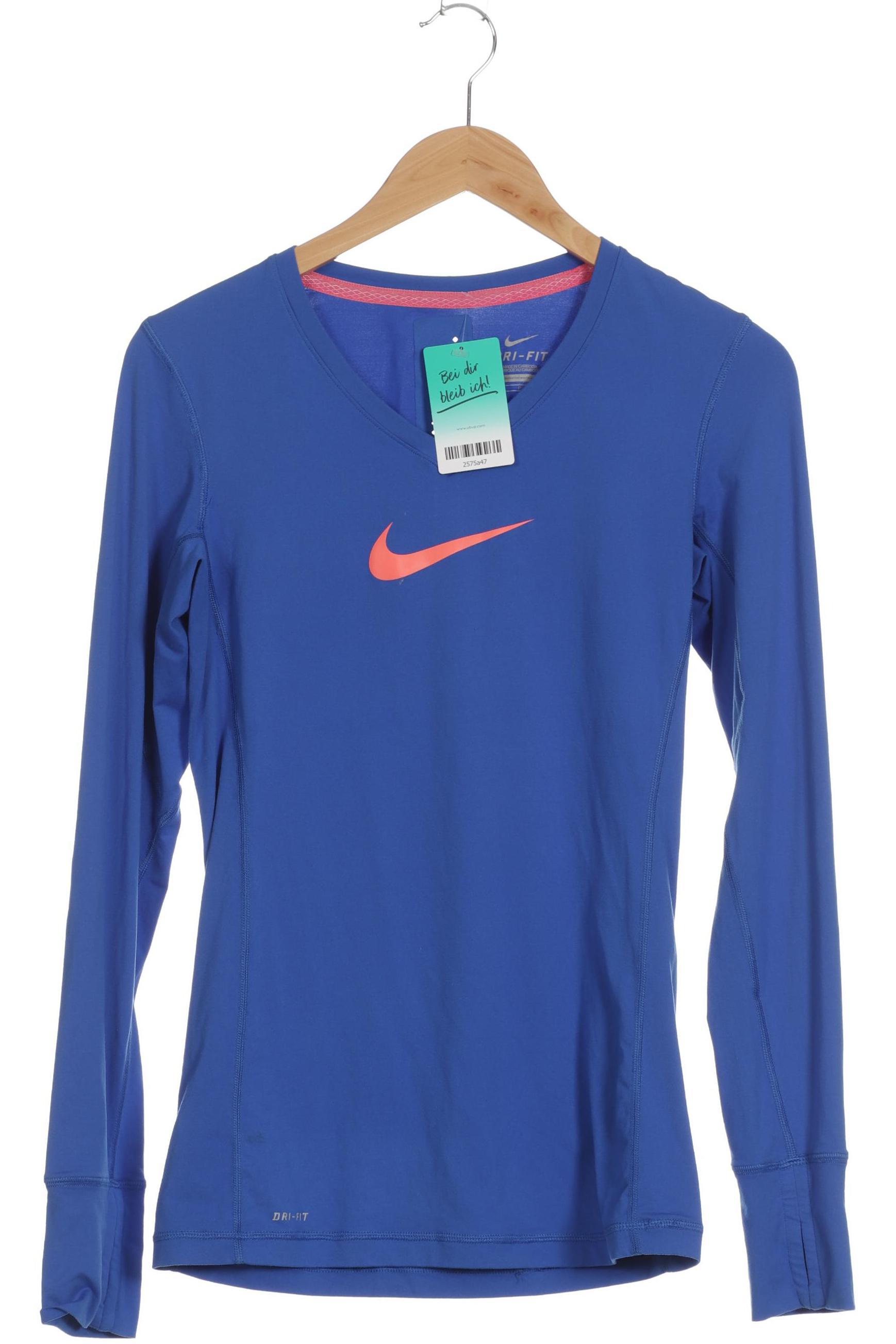 

Nike Damen Langarmshirt, blau, Gr.