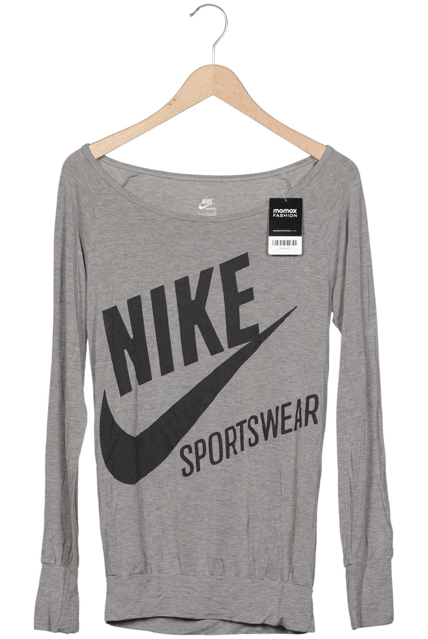 

Nike Damen Langarmshirt, grau, Gr. 36