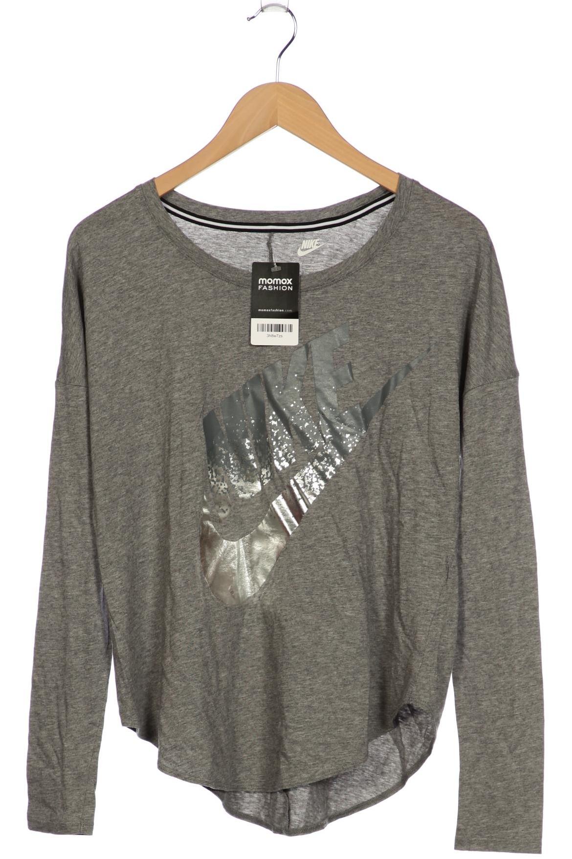 

Nike Damen Langarmshirt, grau, Gr. 38