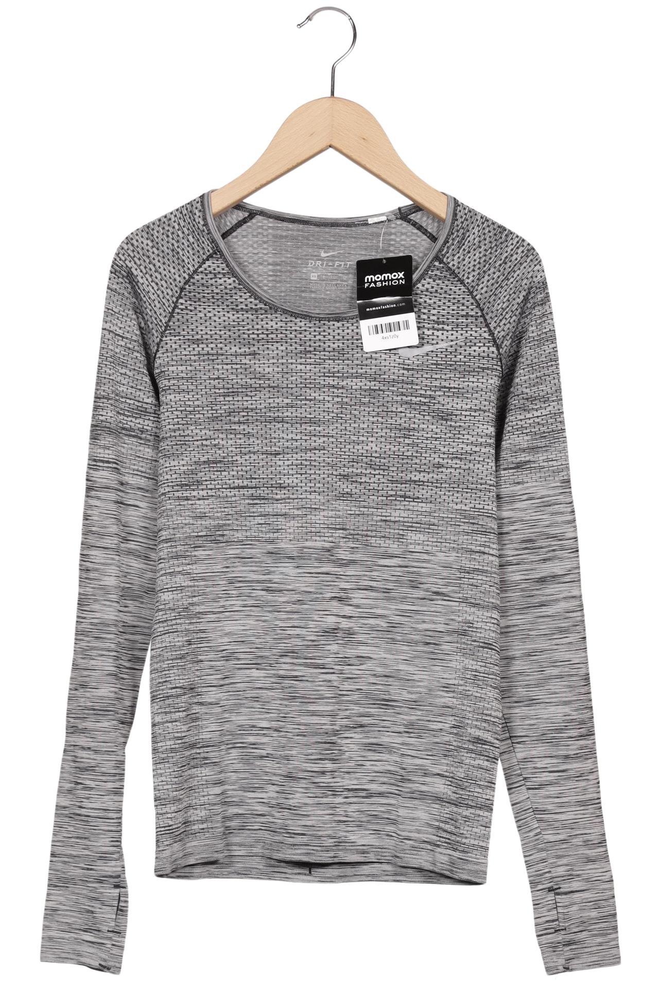 

Nike Damen Langarmshirt, grau, Gr. 34