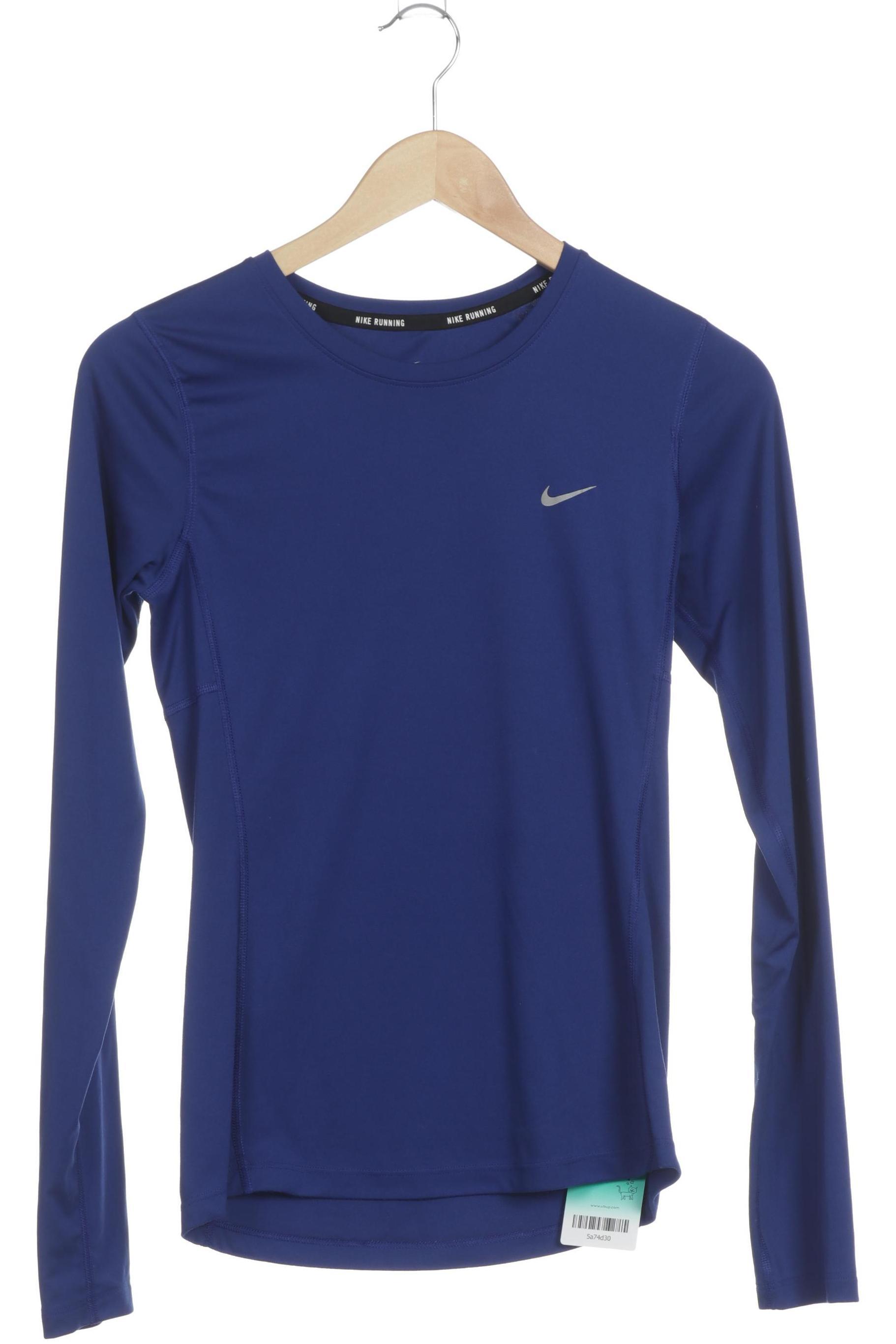 

Nike Damen Langarmshirt, blau, Gr.