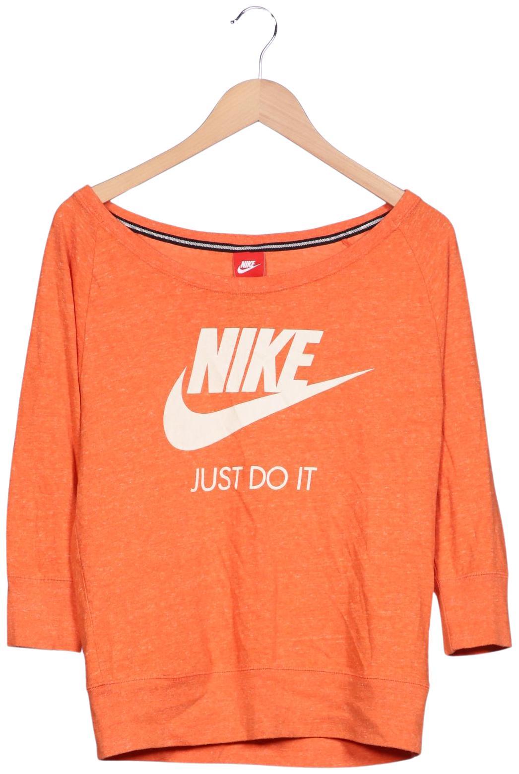 

Nike Damen Langarmshirt, orange, Gr. 38