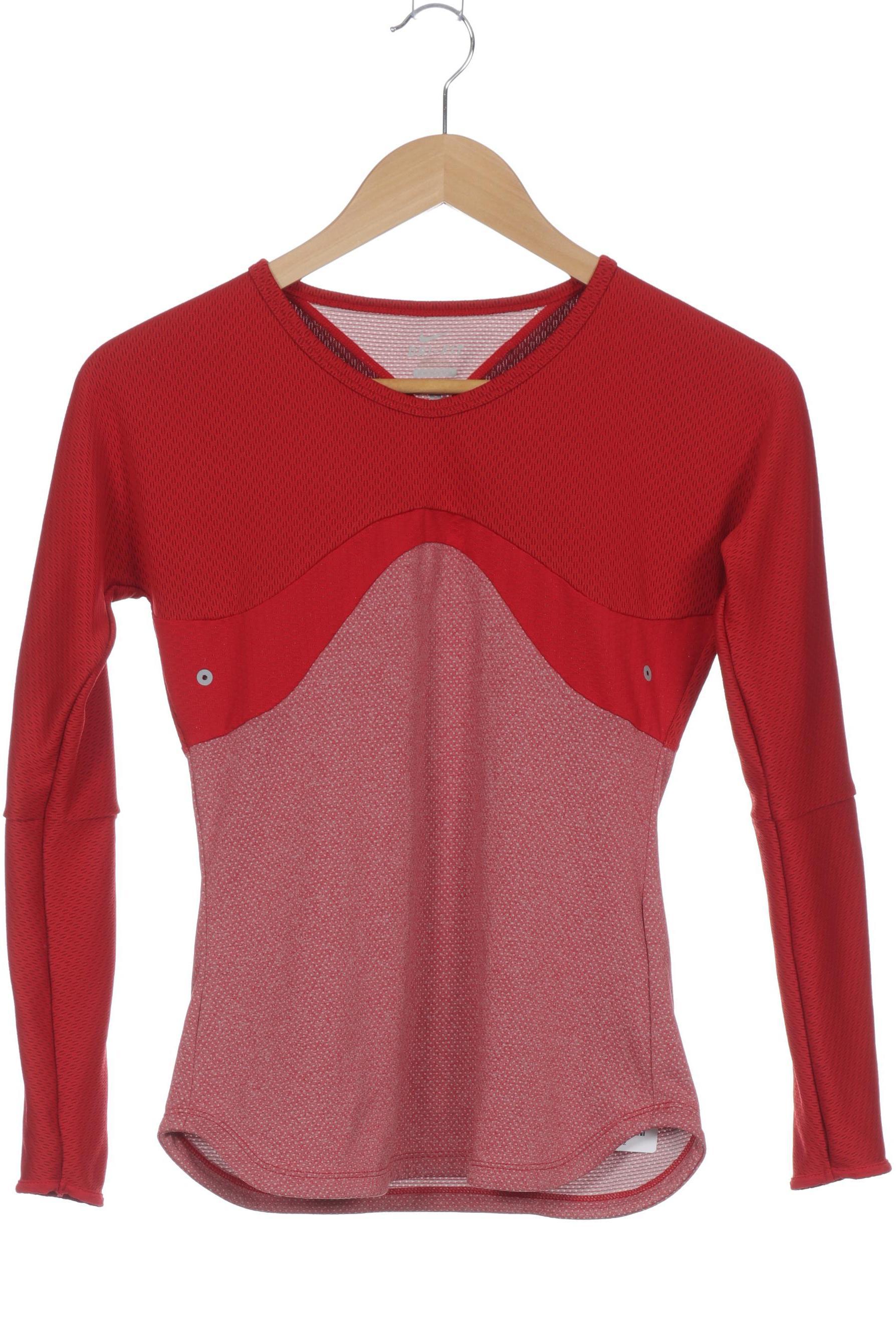

Nike Damen Langarmshirt, rot, Gr.