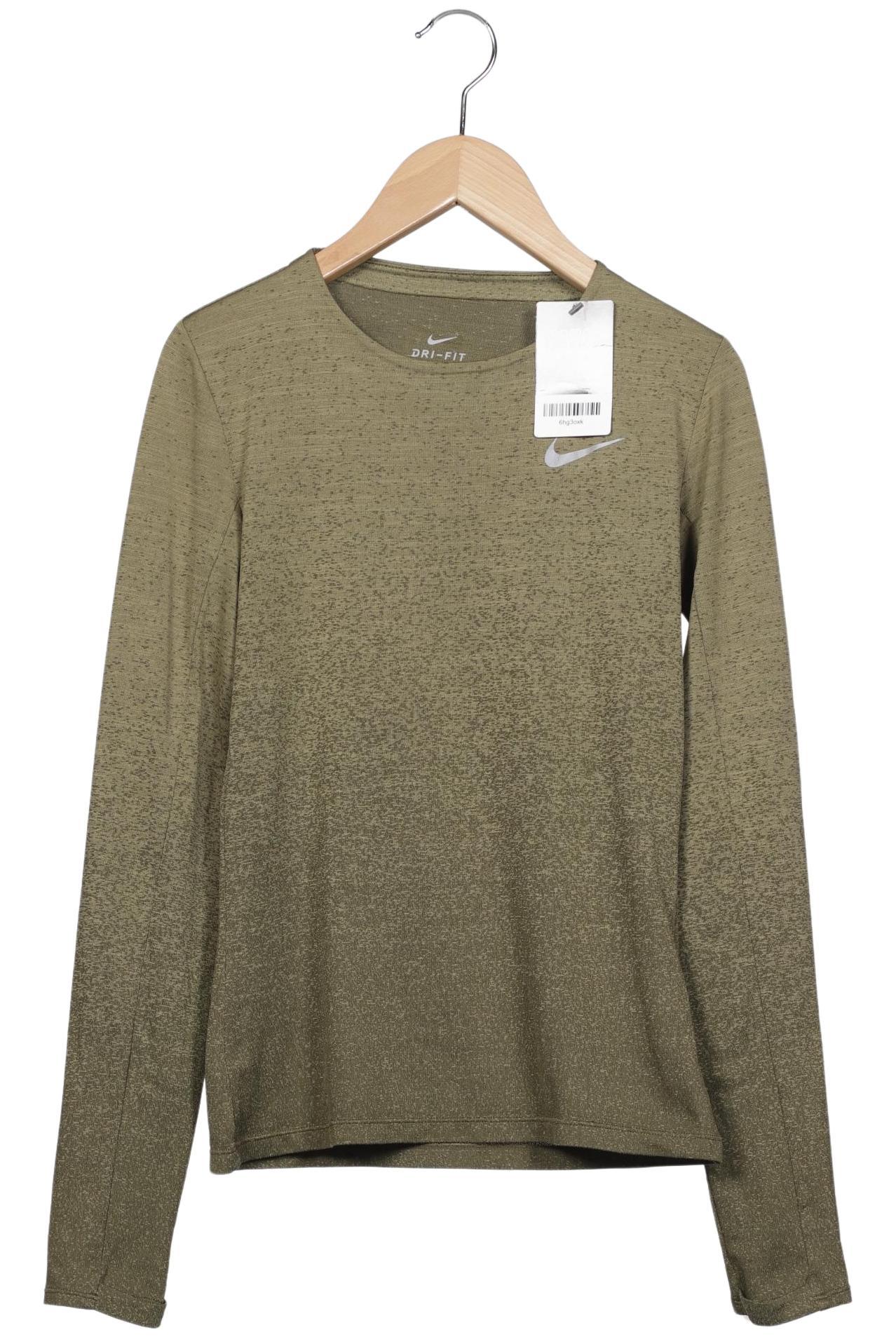 

Nike Damen Langarmshirt, grün, Gr. 34