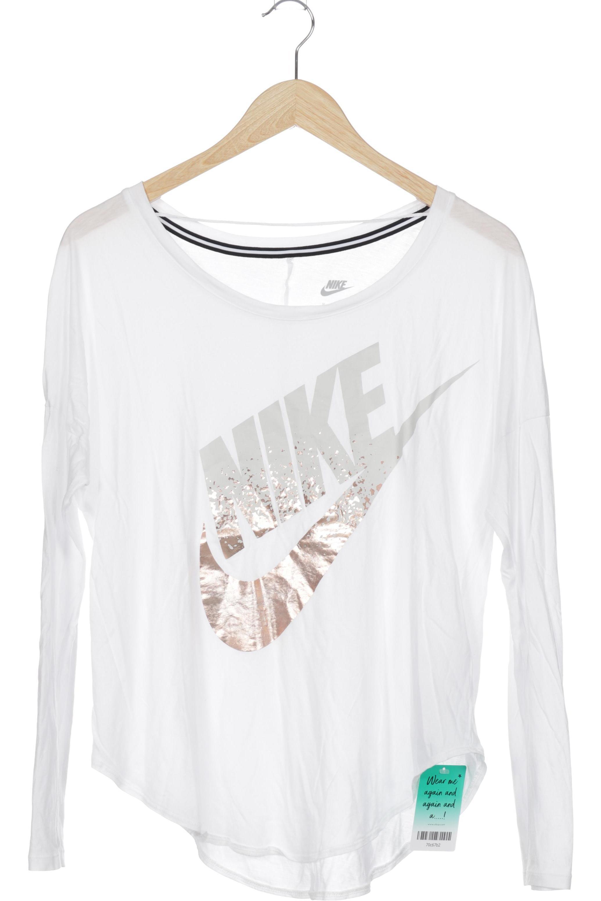 

Nike Damen Langarmshirt, weiß, Gr.