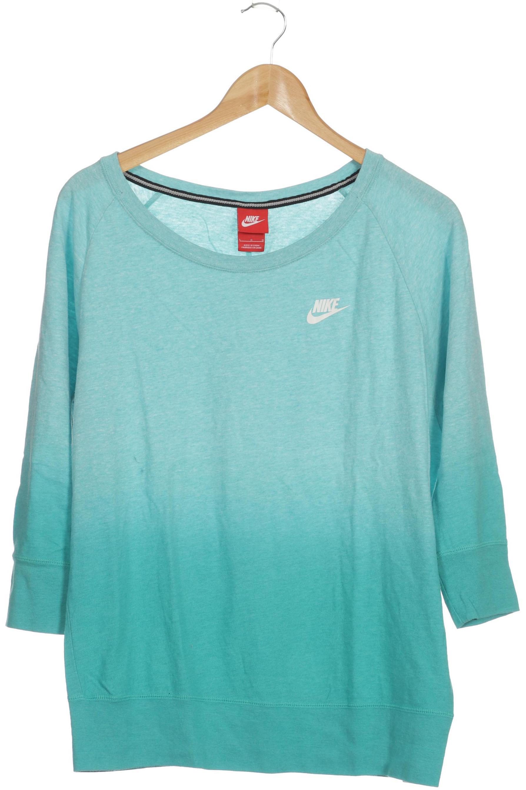 

Nike Damen Langarmshirt, blau, Gr.