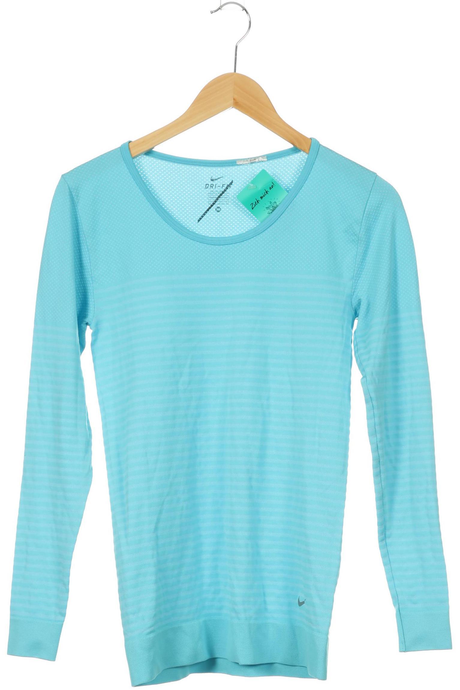 

Nike Damen Langarmshirt, blau, Gr.