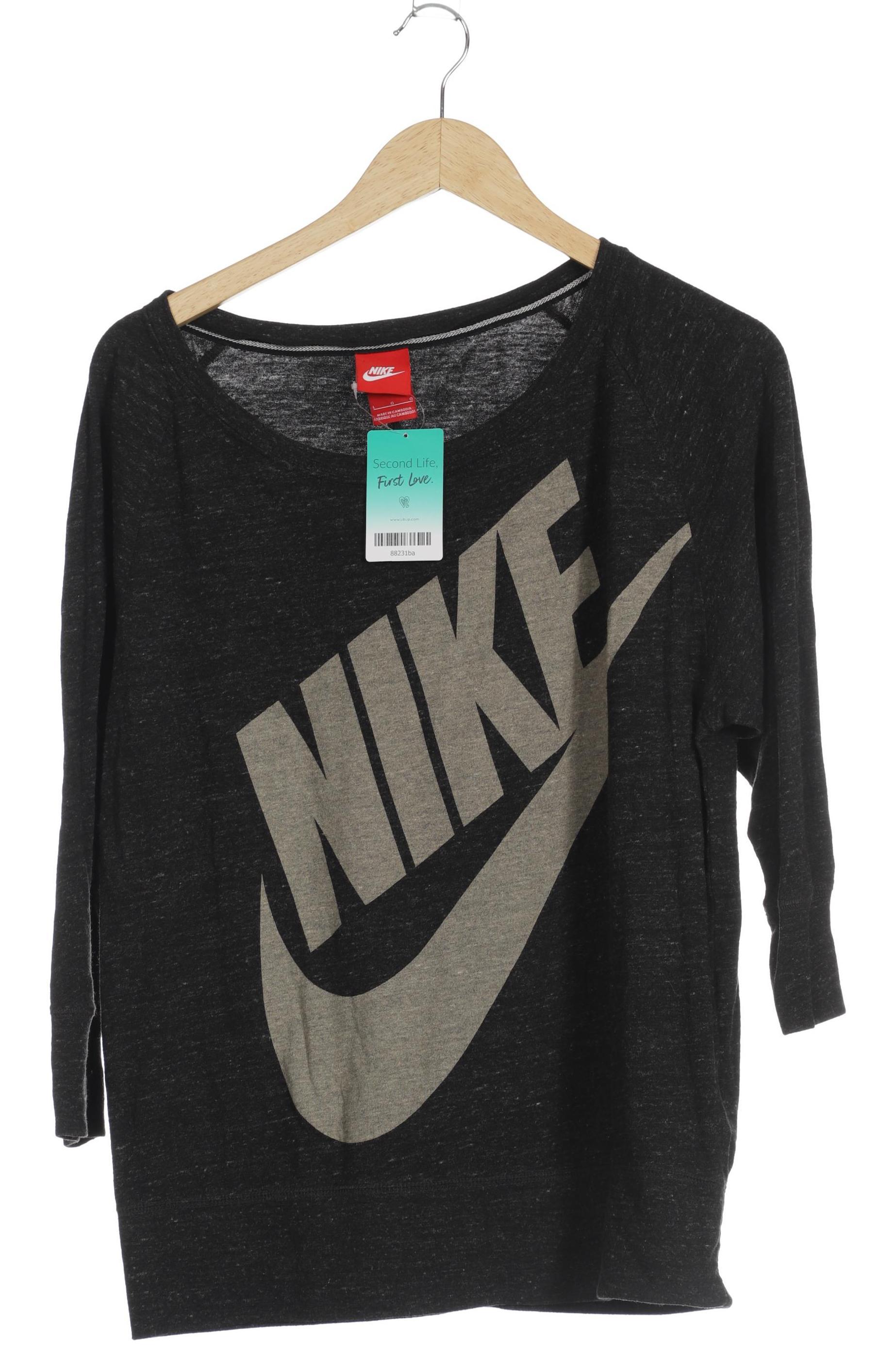 

Nike Damen Langarmshirt, grau, Gr.