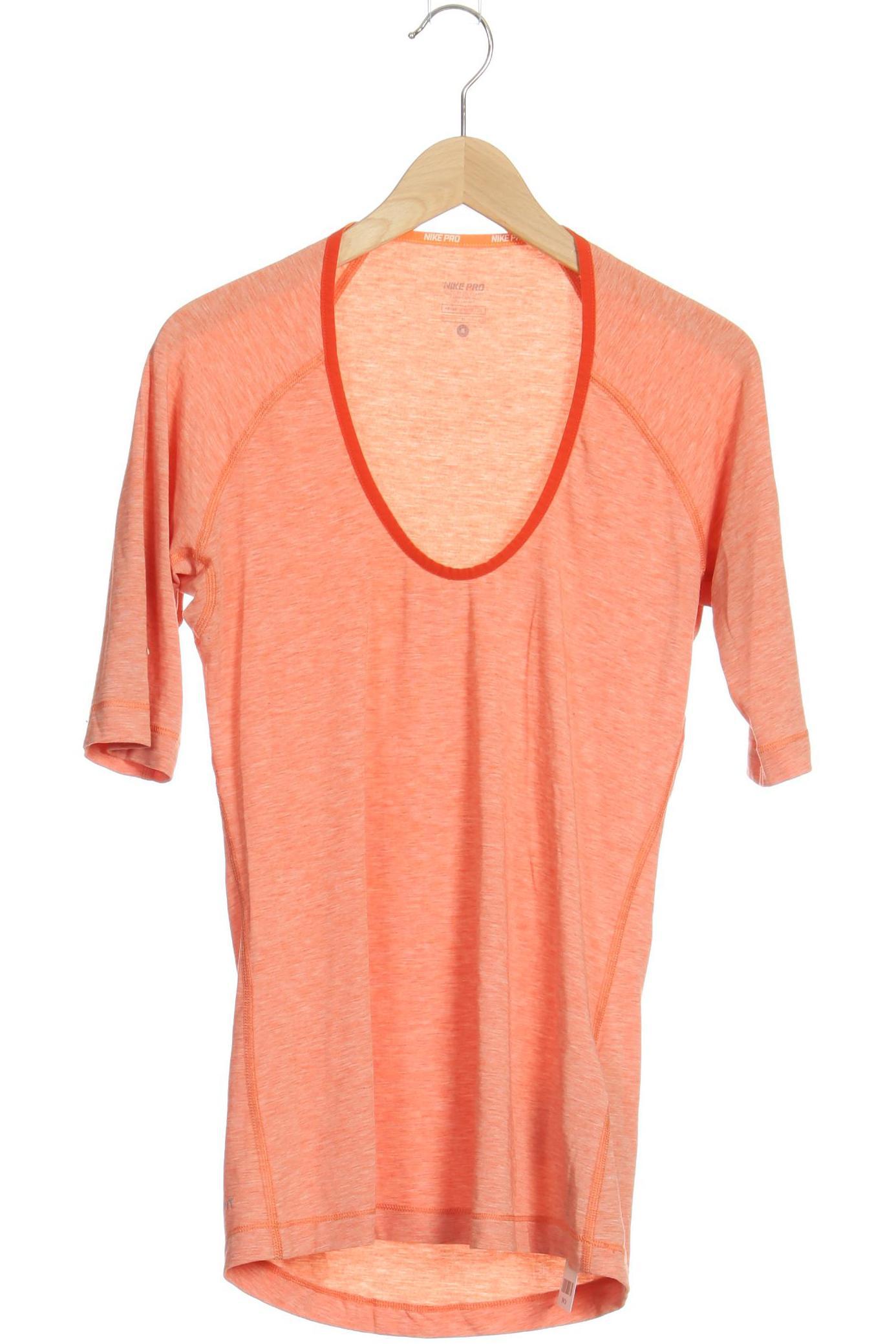 

Nike Damen Langarmshirt, orange, Gr.
