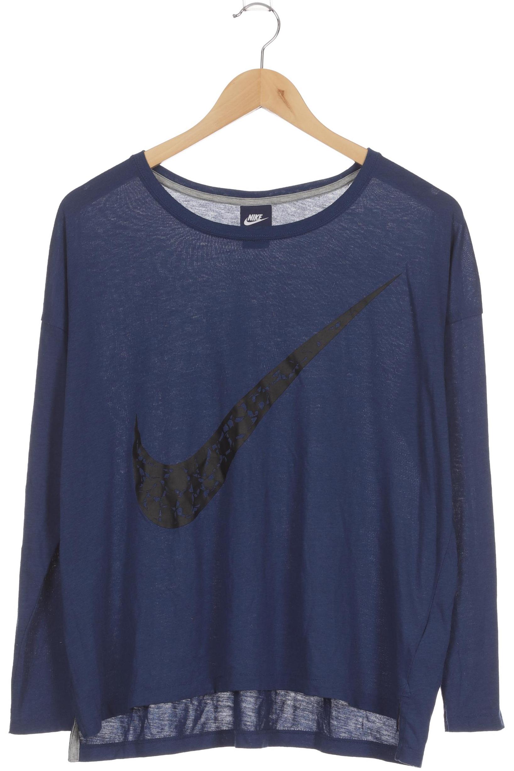 

Nike Damen Langarmshirt, blau, Gr. 38