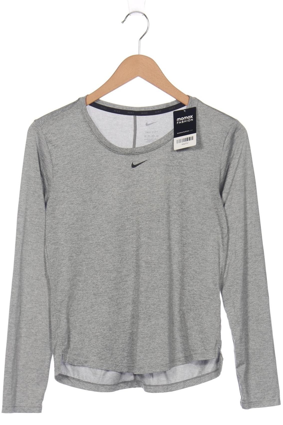

Nike Damen Langarmshirt, grau, Gr. 34
