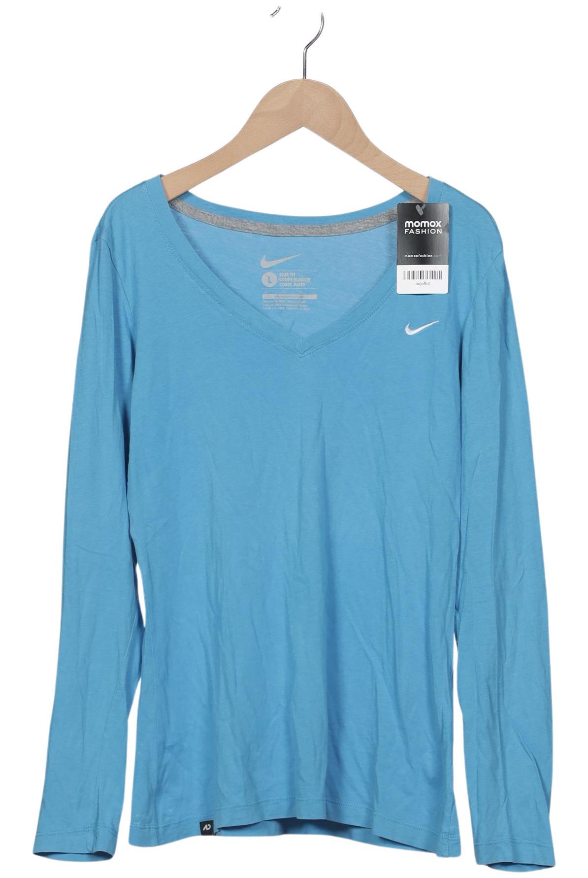 

Nike Damen Langarmshirt, hellblau, Gr. 42