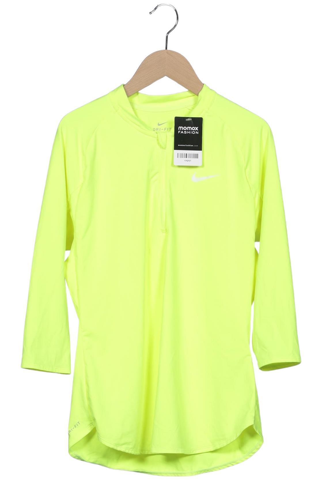 

Nike Damen Langarmshirt, neon, Gr. 38