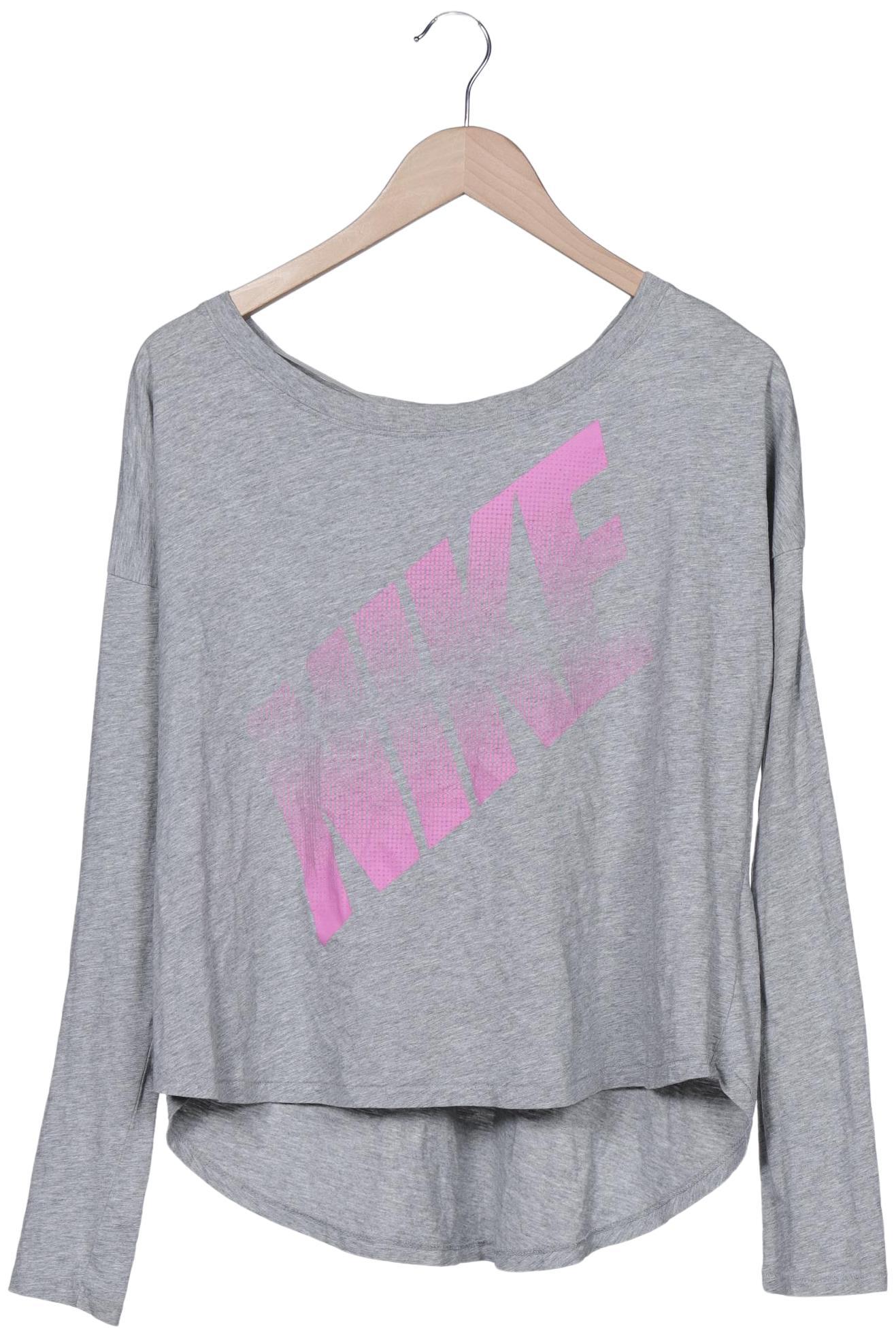 

Nike Damen Langarmshirt, grau, Gr. 38